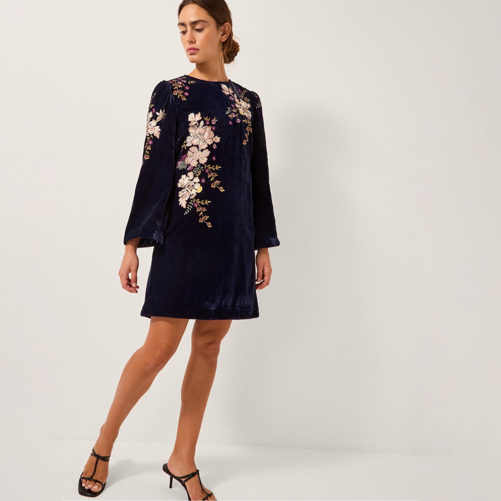 Monsoon Fallon Embroidered Dress