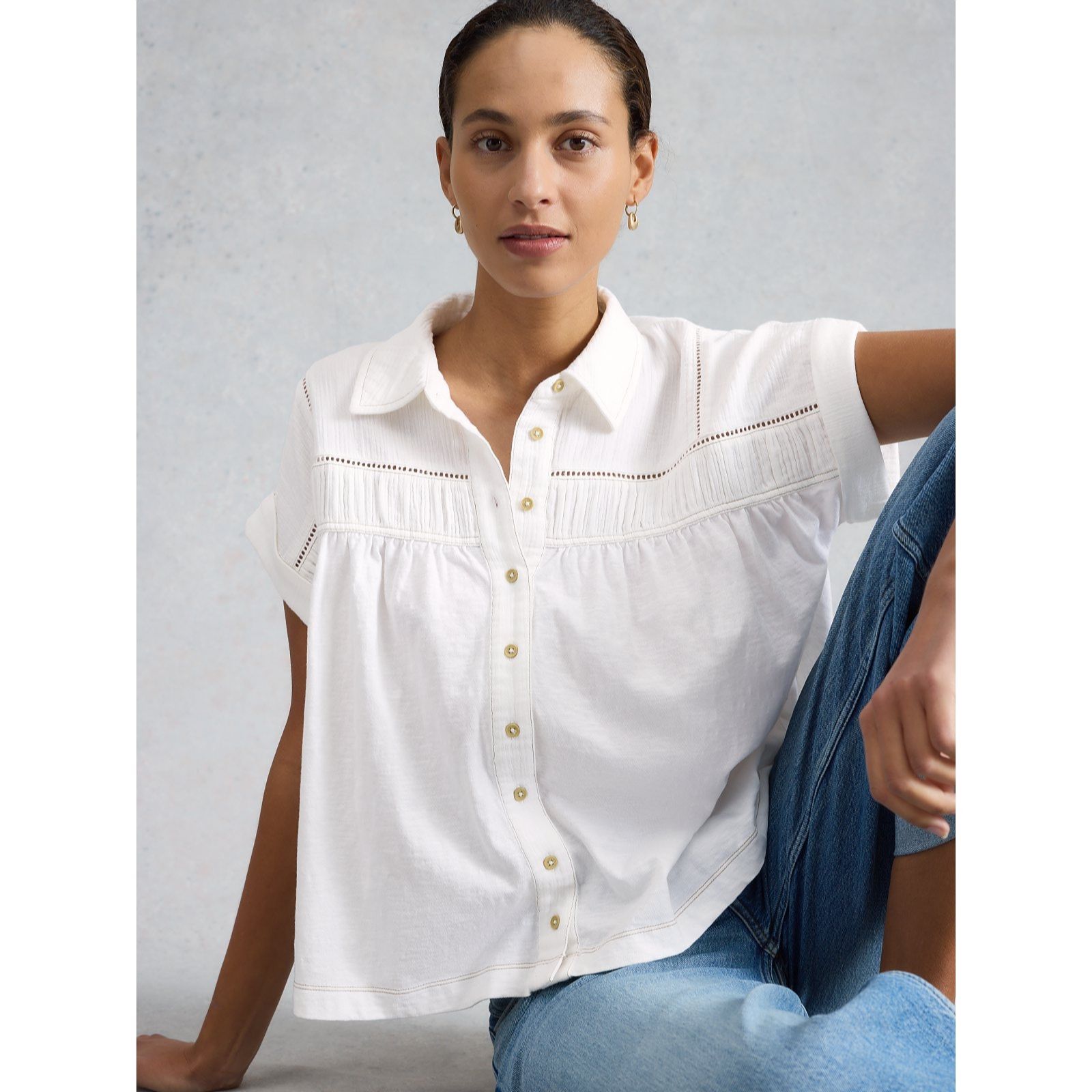 White Stuff Didi Double Cloth Shirt