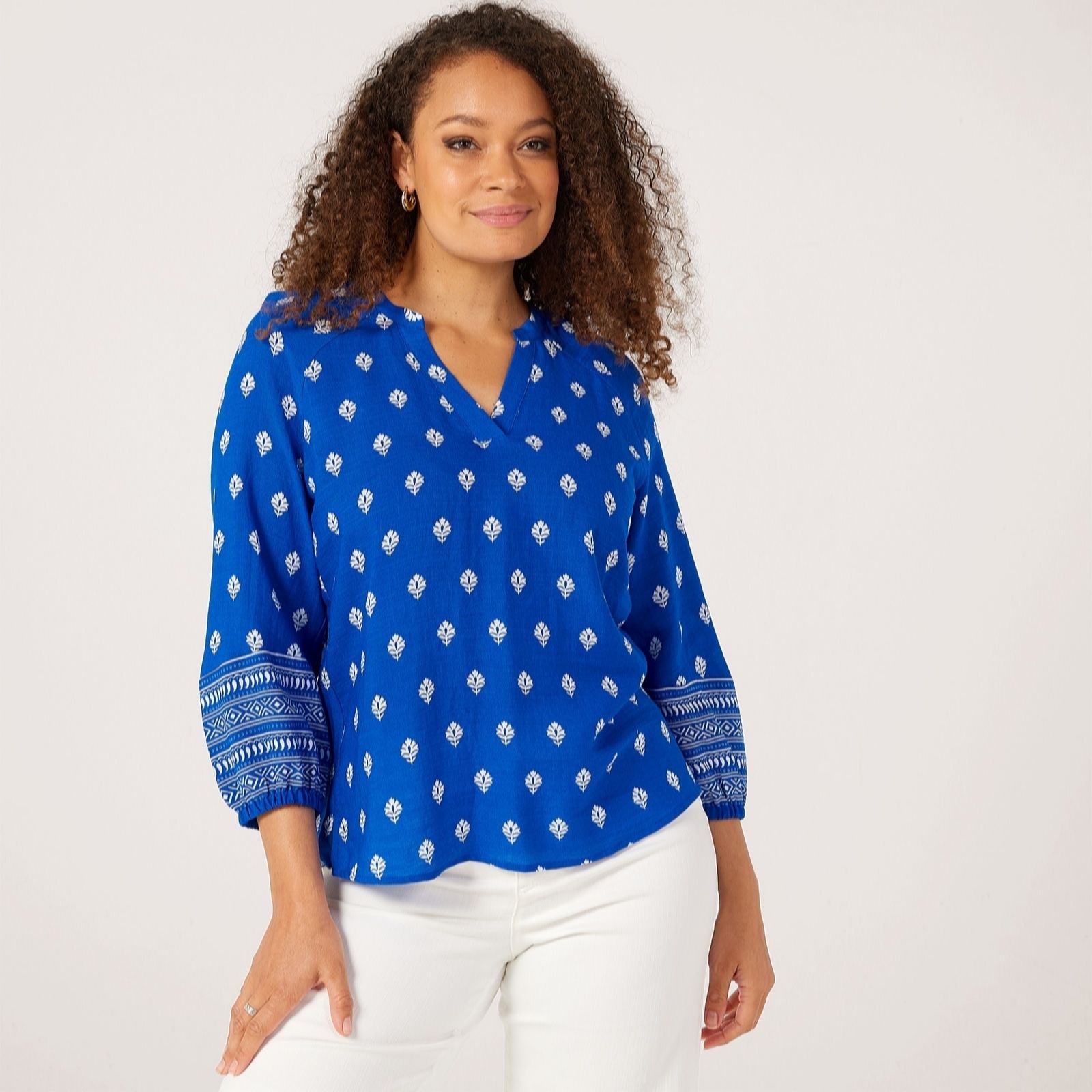 Ruth Langsford Placement Print blouse