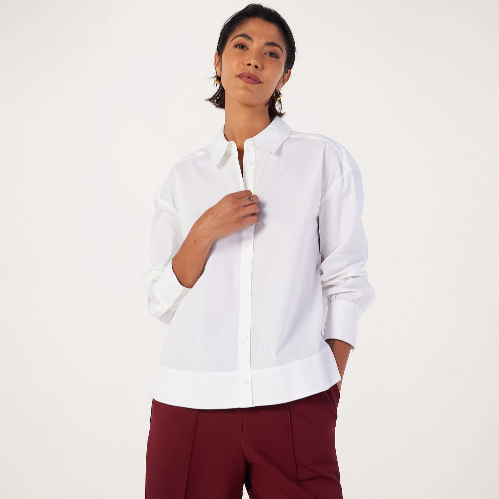 Ben De Lisi White Cotton Shirt