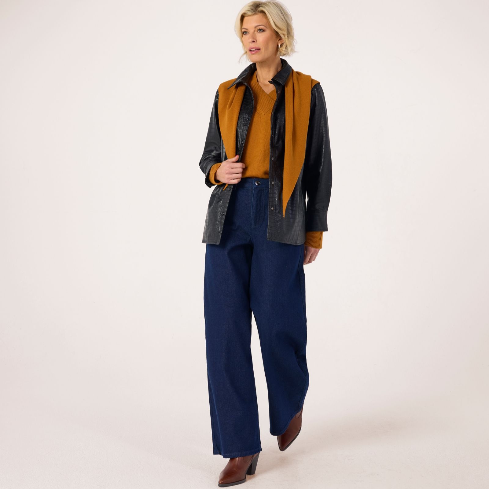Ruth Langsford Jumper with Detachable Scarf