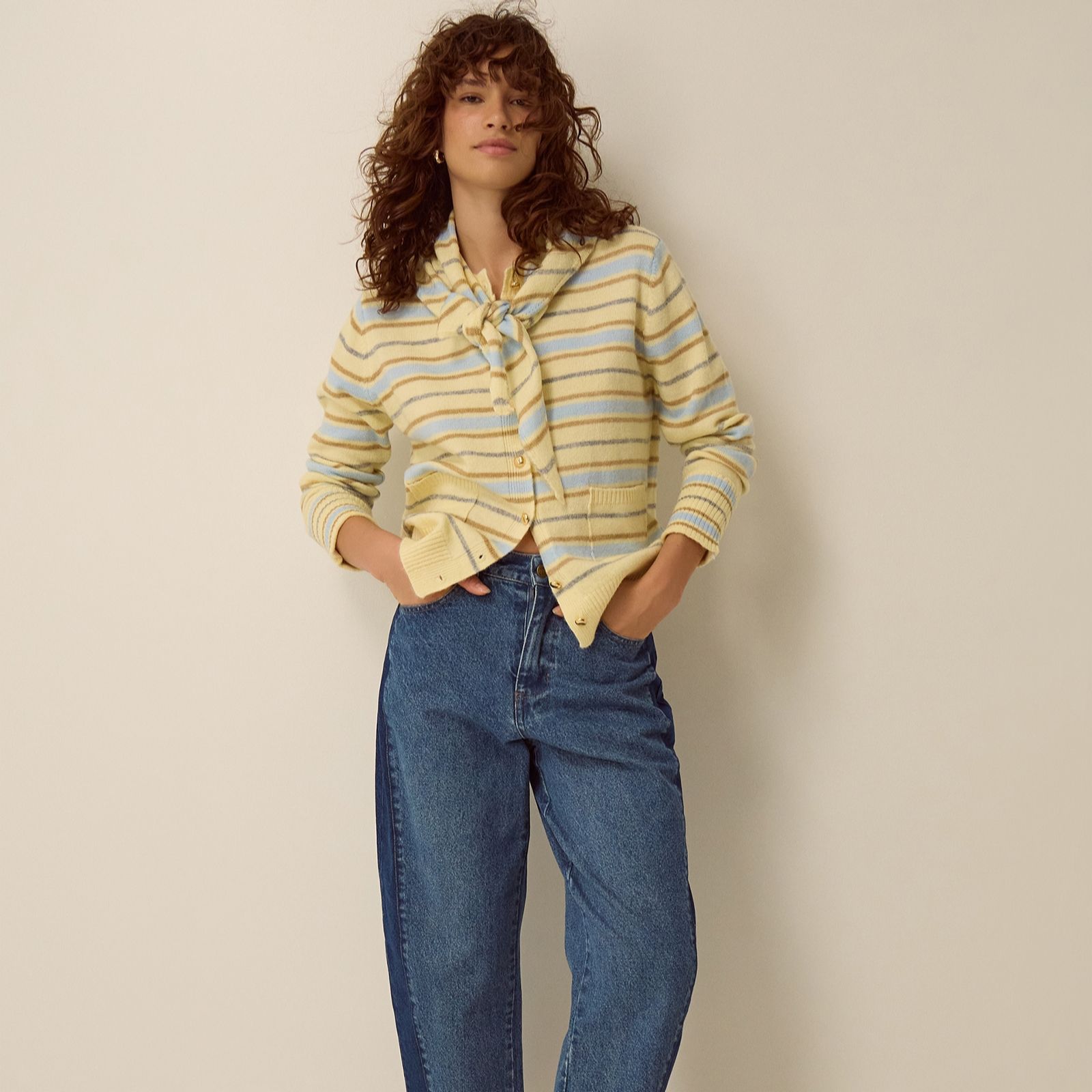 Monsoon Shola Stripe Cardigan