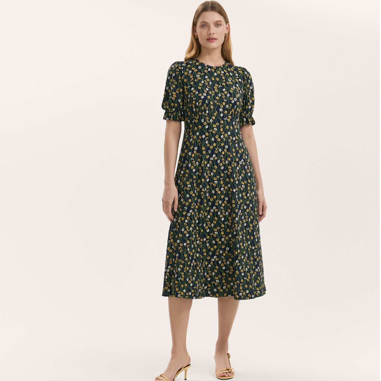 Finery London Lenisha Printed Jersey Dress
