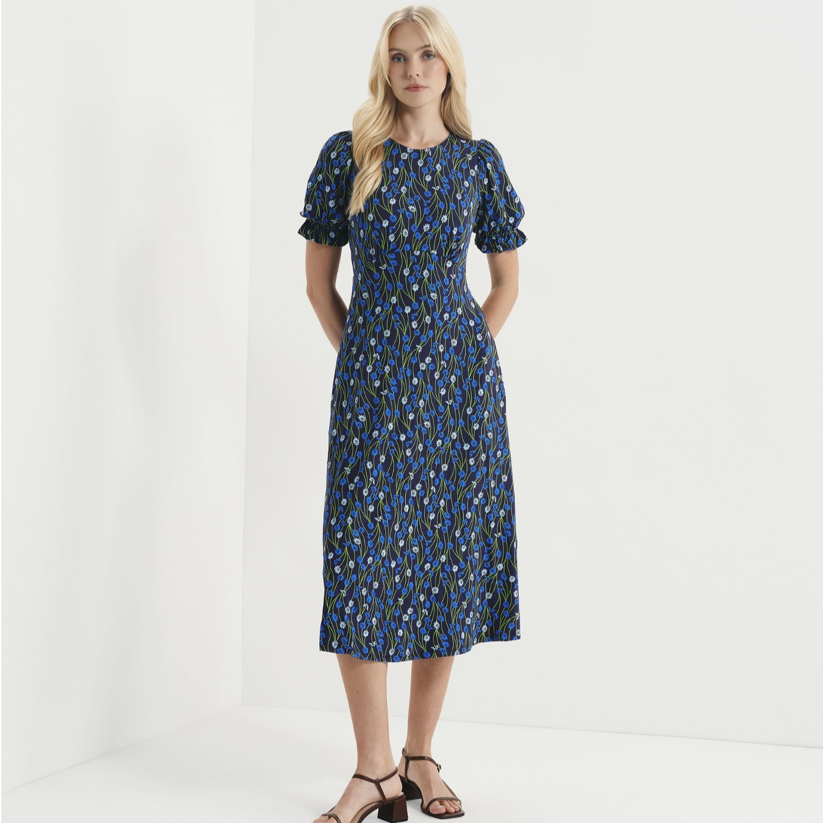 Finery London Lenisha Printed Jersey Dress