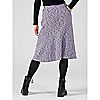 Kim & Co Boucle Knit Frilled Skirt, 2 of 4