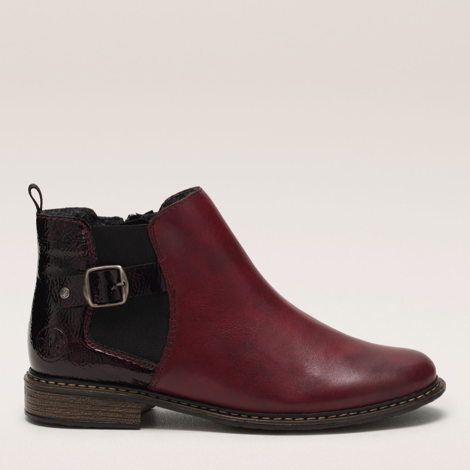 Outlet Rieker Buckle Chelsea Boot