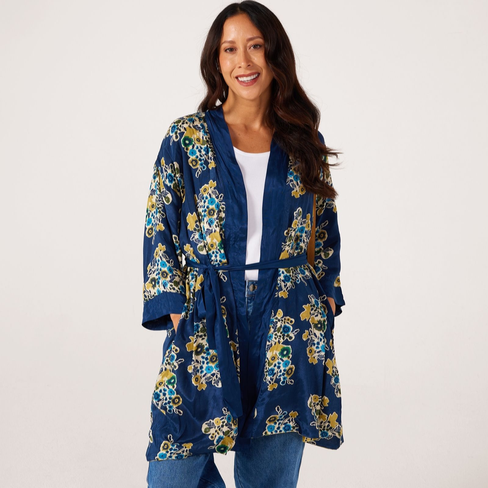 Outlet Masai Copenhagen Shantung Reversible Kimono Style Jacket