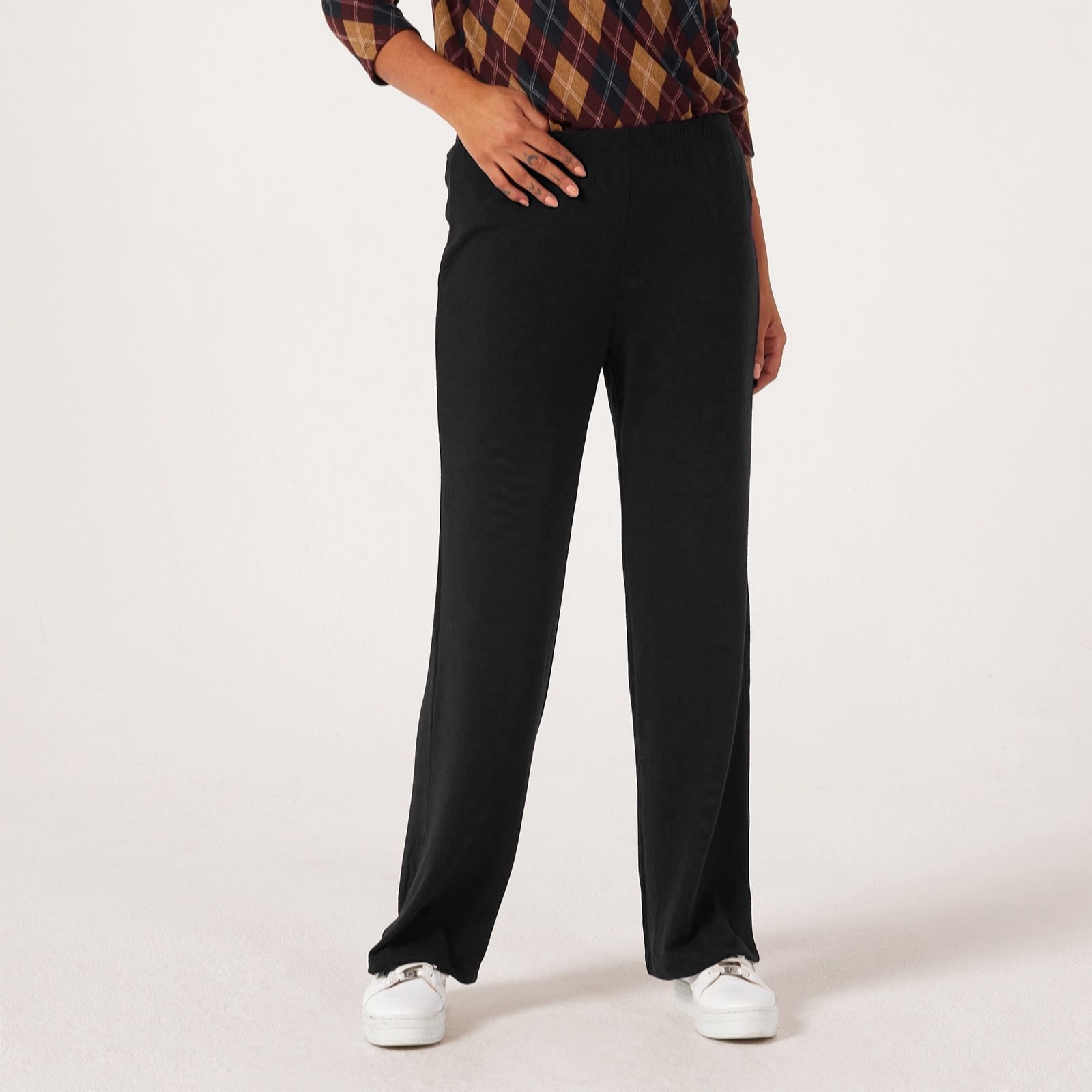 Kim & Co Soft Touch Cintia Straight Leg Petite Trousers