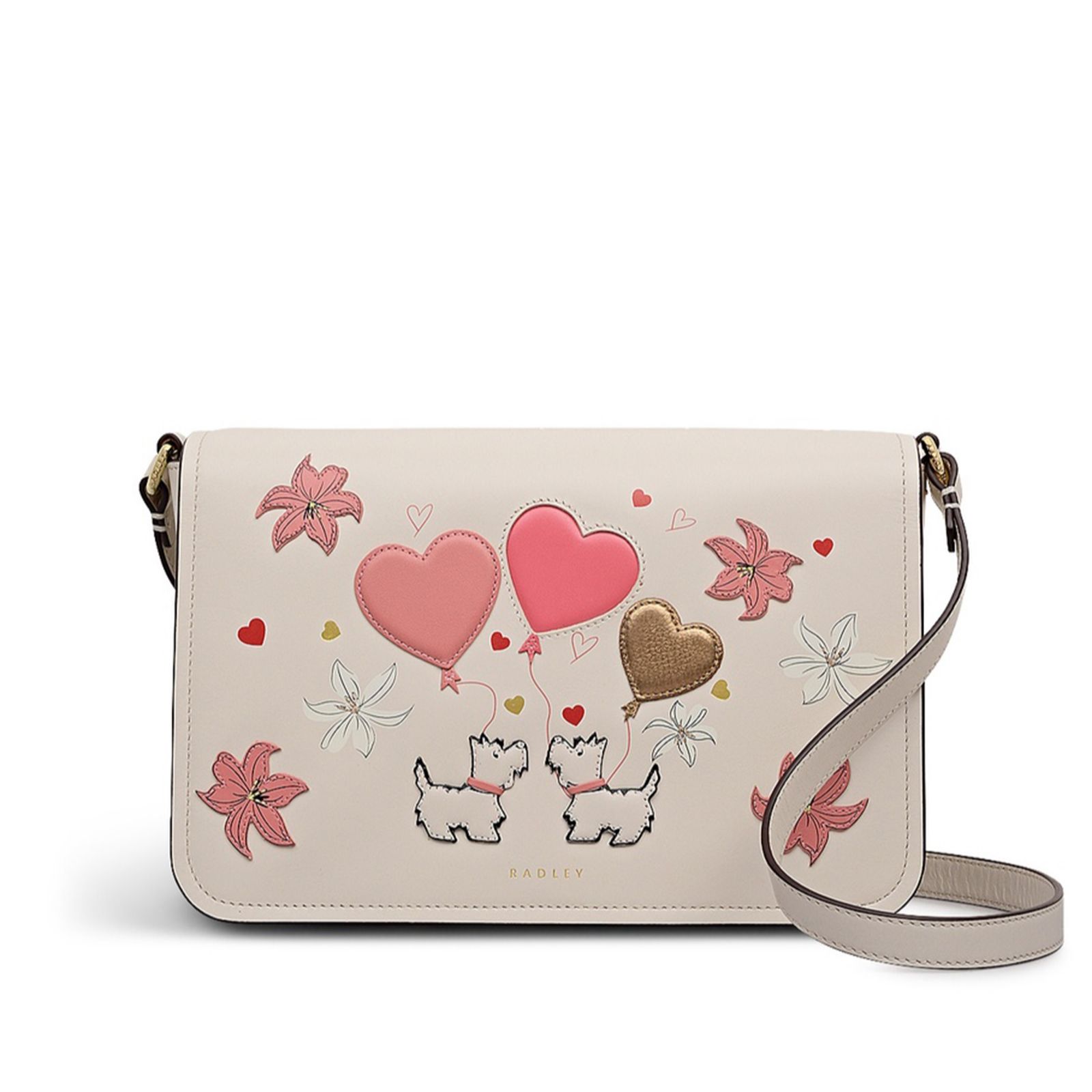 Radley Love You Lots Medium Flapover Cross-Body