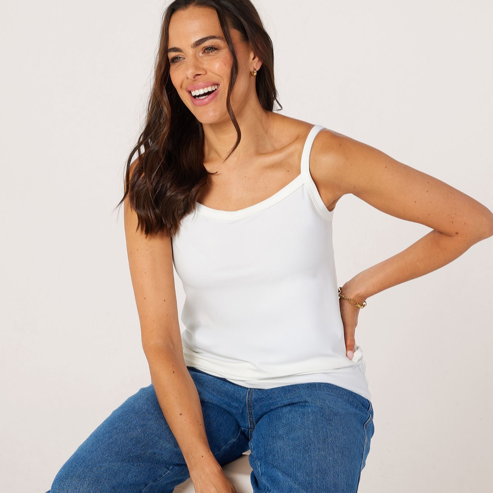 Kim & Co Deluxe Brazil Jersey Strappy Cami