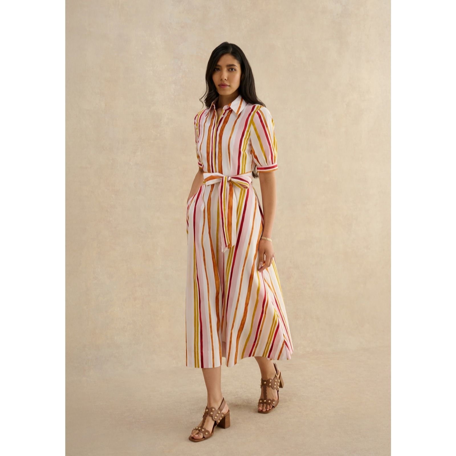 Hobbs London Cressida Cotton Shirt Dress Standard