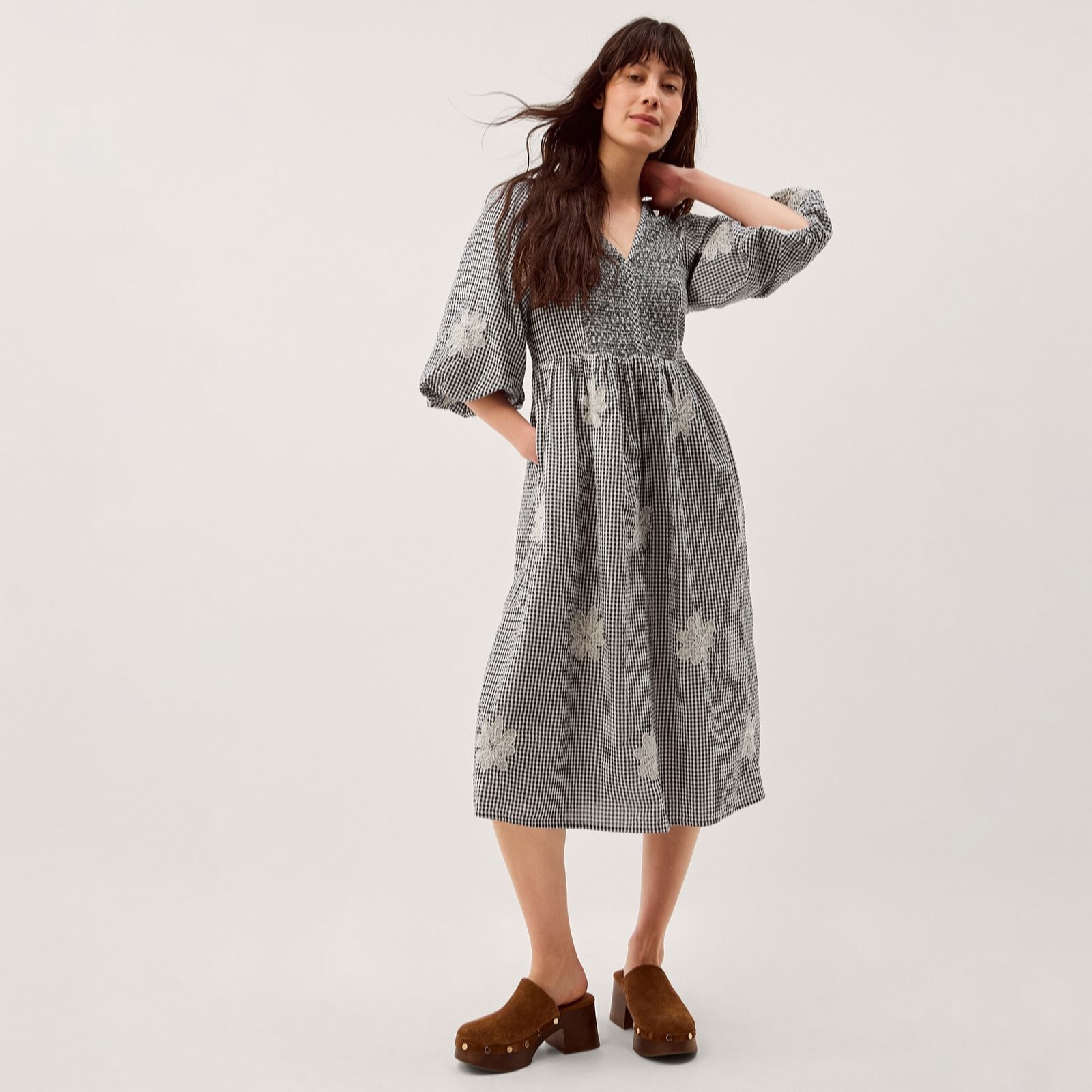 Monsoon Mimi Gingham Dress