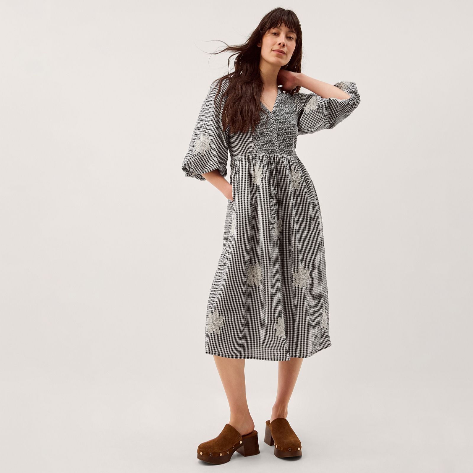 Monsoon Mimi Gingham Dress