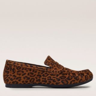 Fitflop Delicato Suede Leopard Loafer