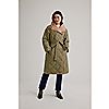 Nuage Long Padded Trench Coat with Belt