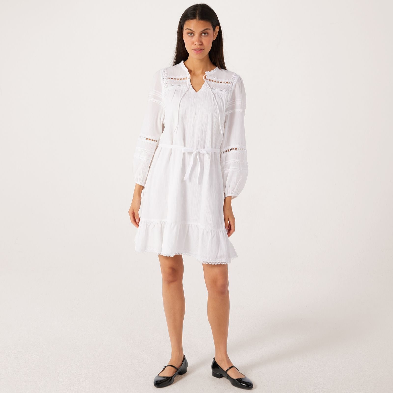 Only Vera Broderie Anglaise Dress