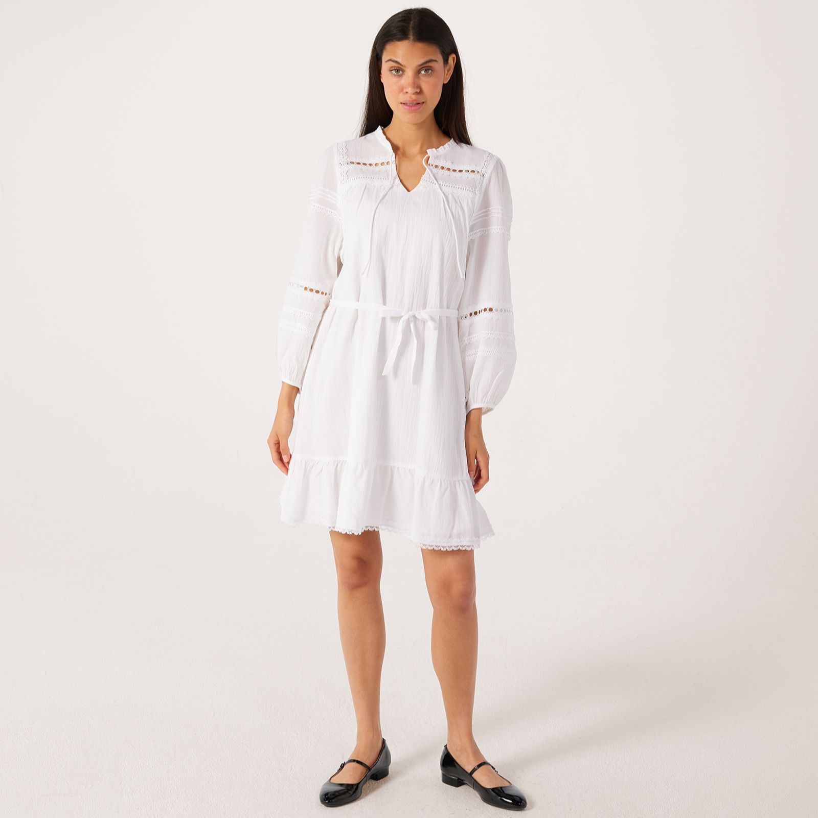 Only Vera Broderie Anglaise Dress