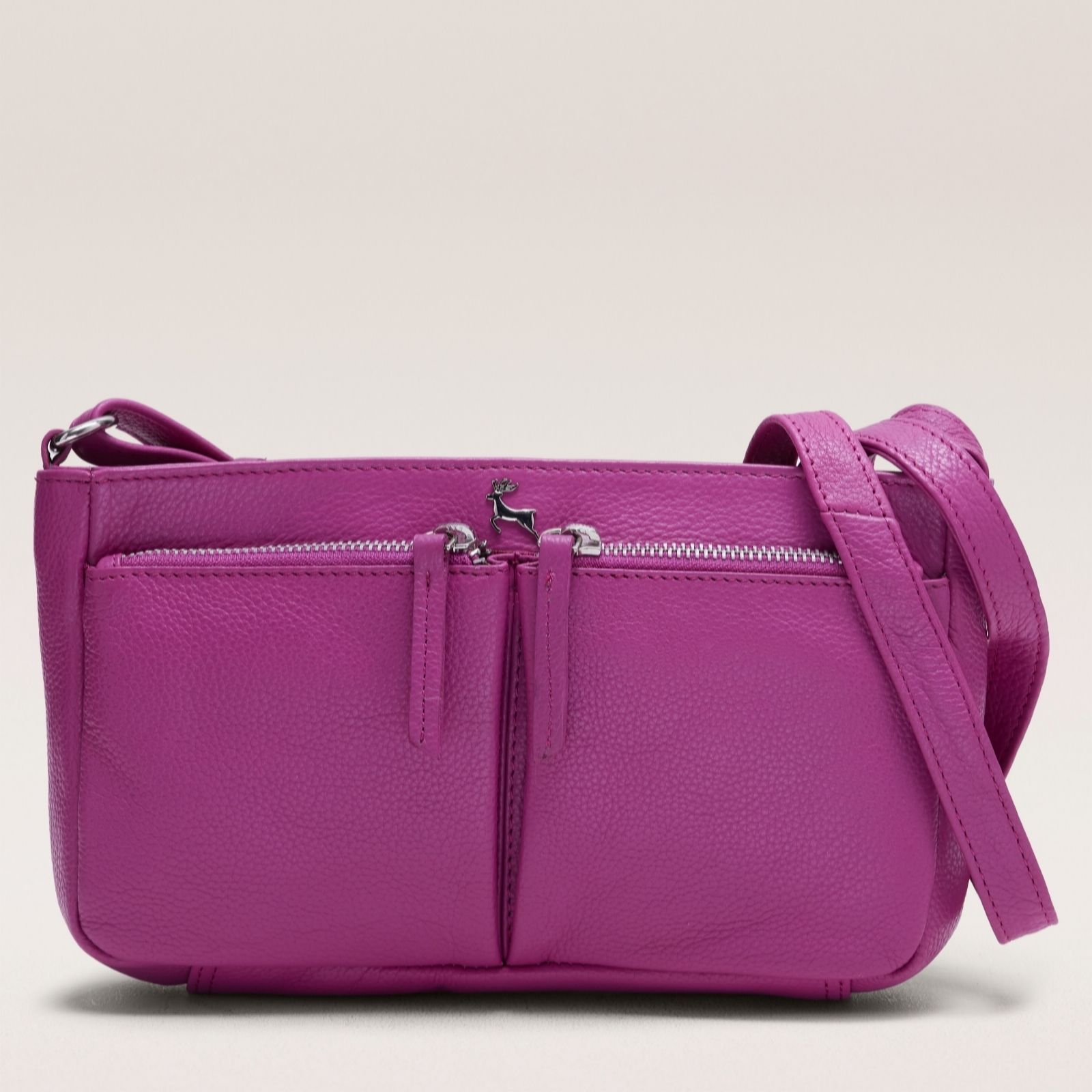 Outlet Ashwood Double Pocket Leather Camera Bag