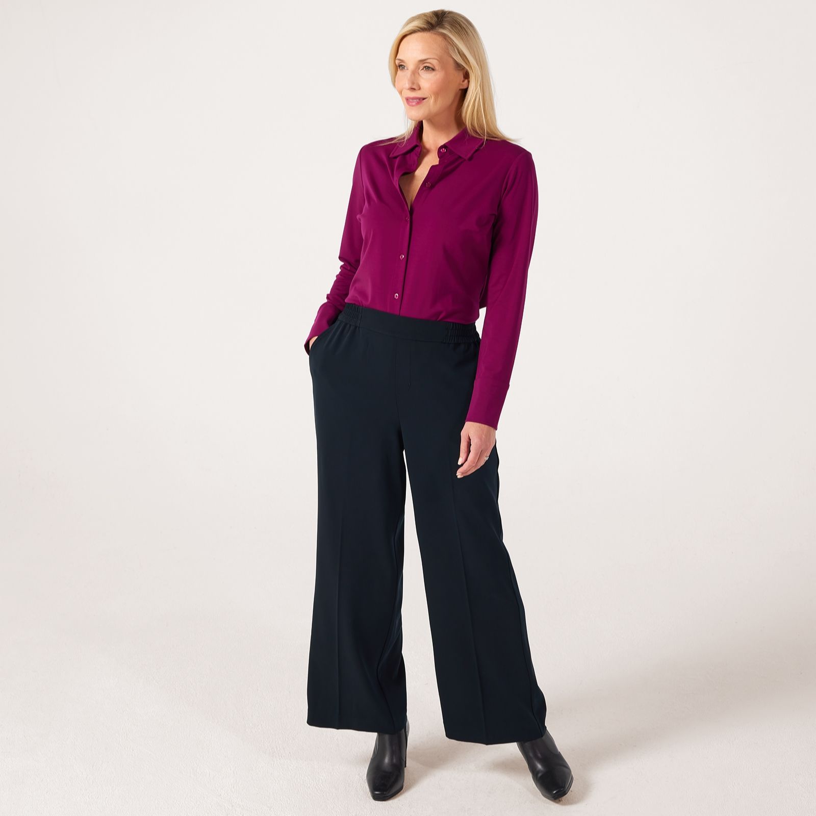 Ruth Langsford Ponte Jersey Shirt
