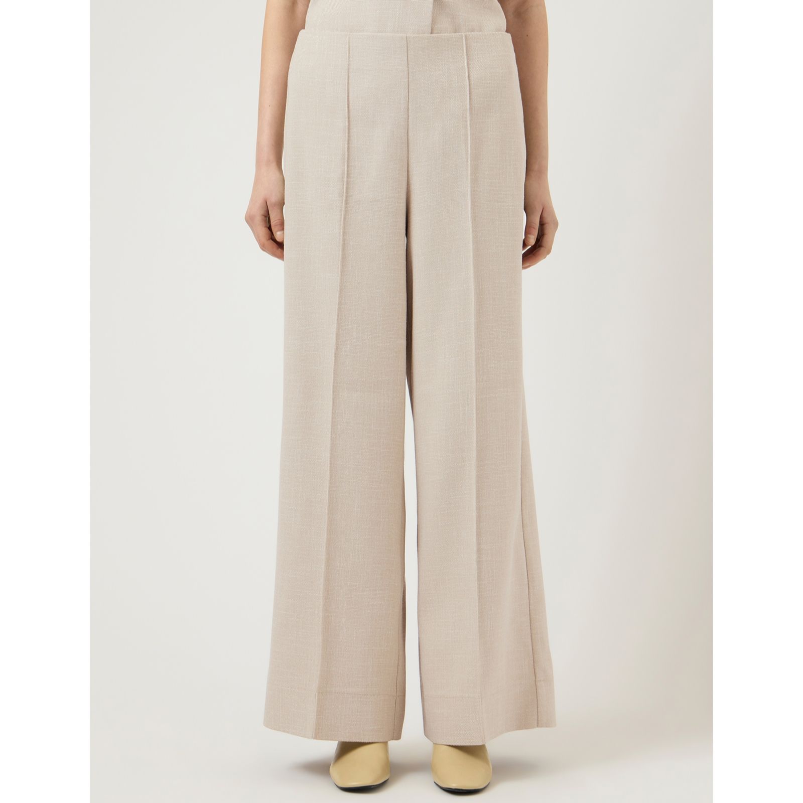YAS Comira Textured High Waisted Trouser