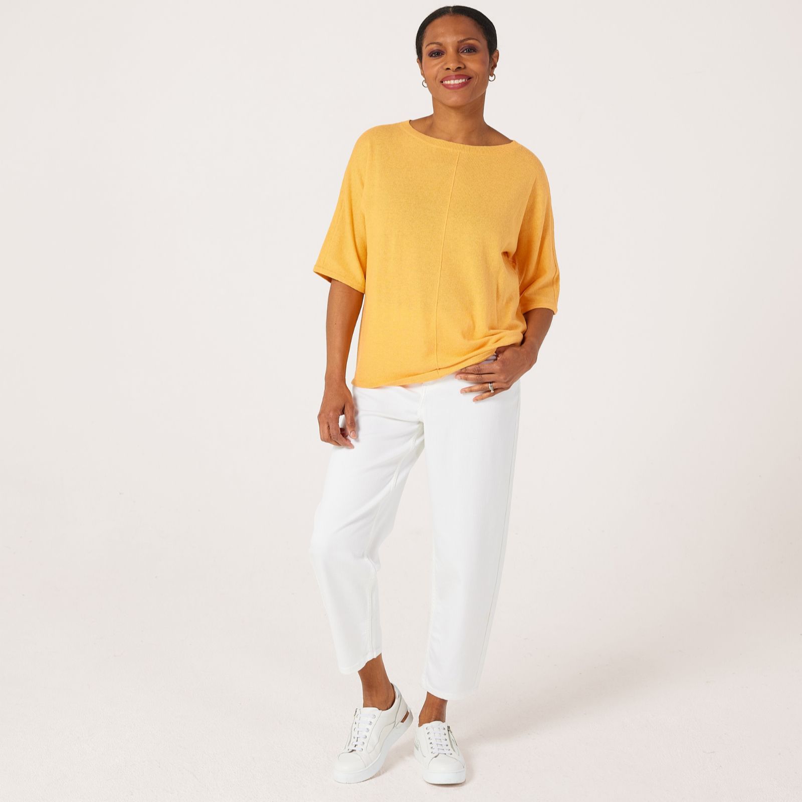 Ruth Langsford Linen Blend Dolman Sleeve Jumper