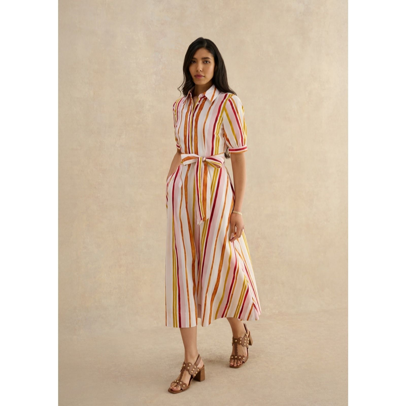 Hobbs London Cressida Cotton Shirt Dress Petite