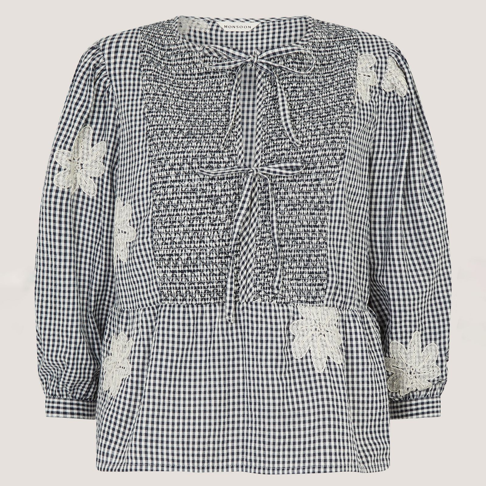 Monsoon Mimi Gingham Top