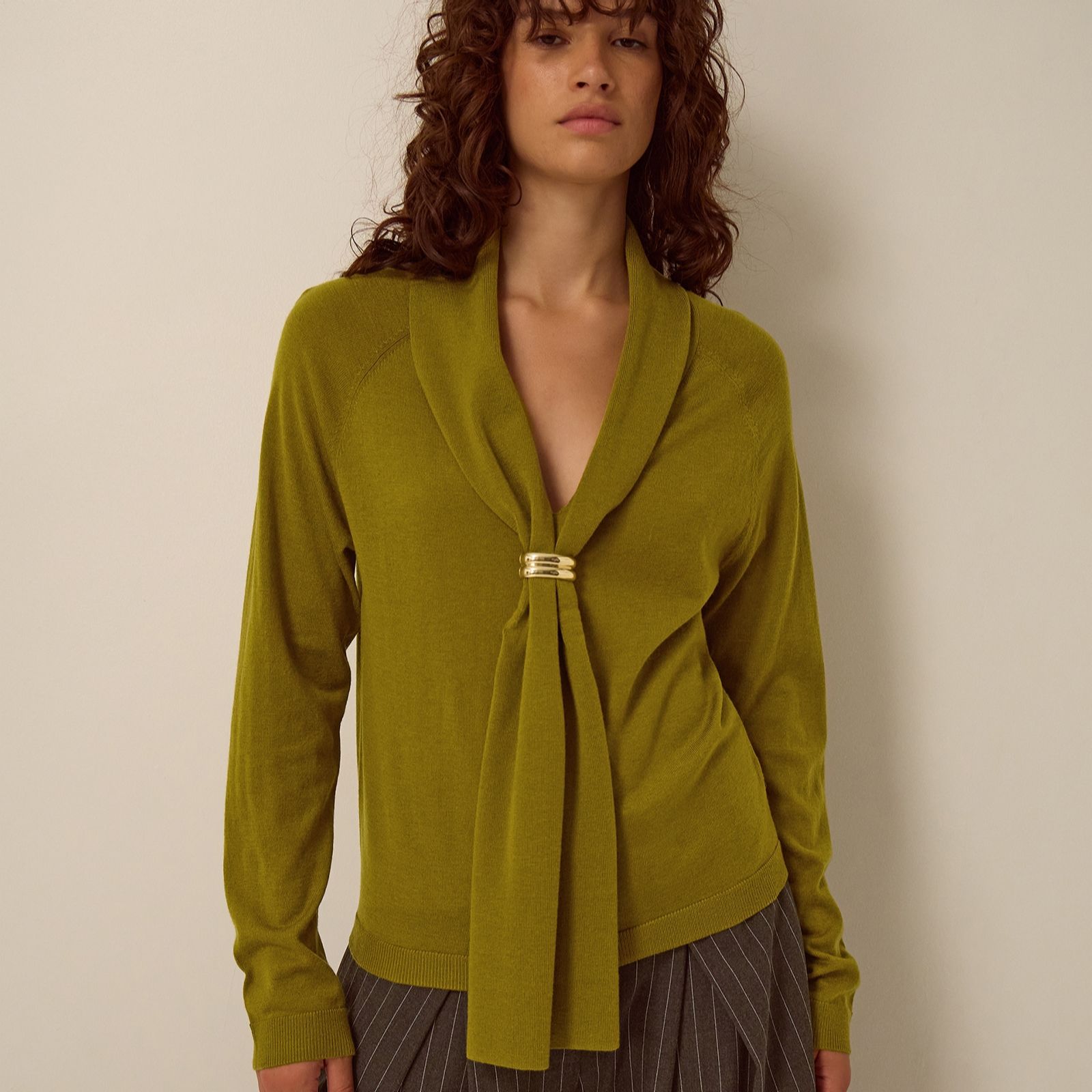 Monsoon Tilly Tie Neck Detail Jumper