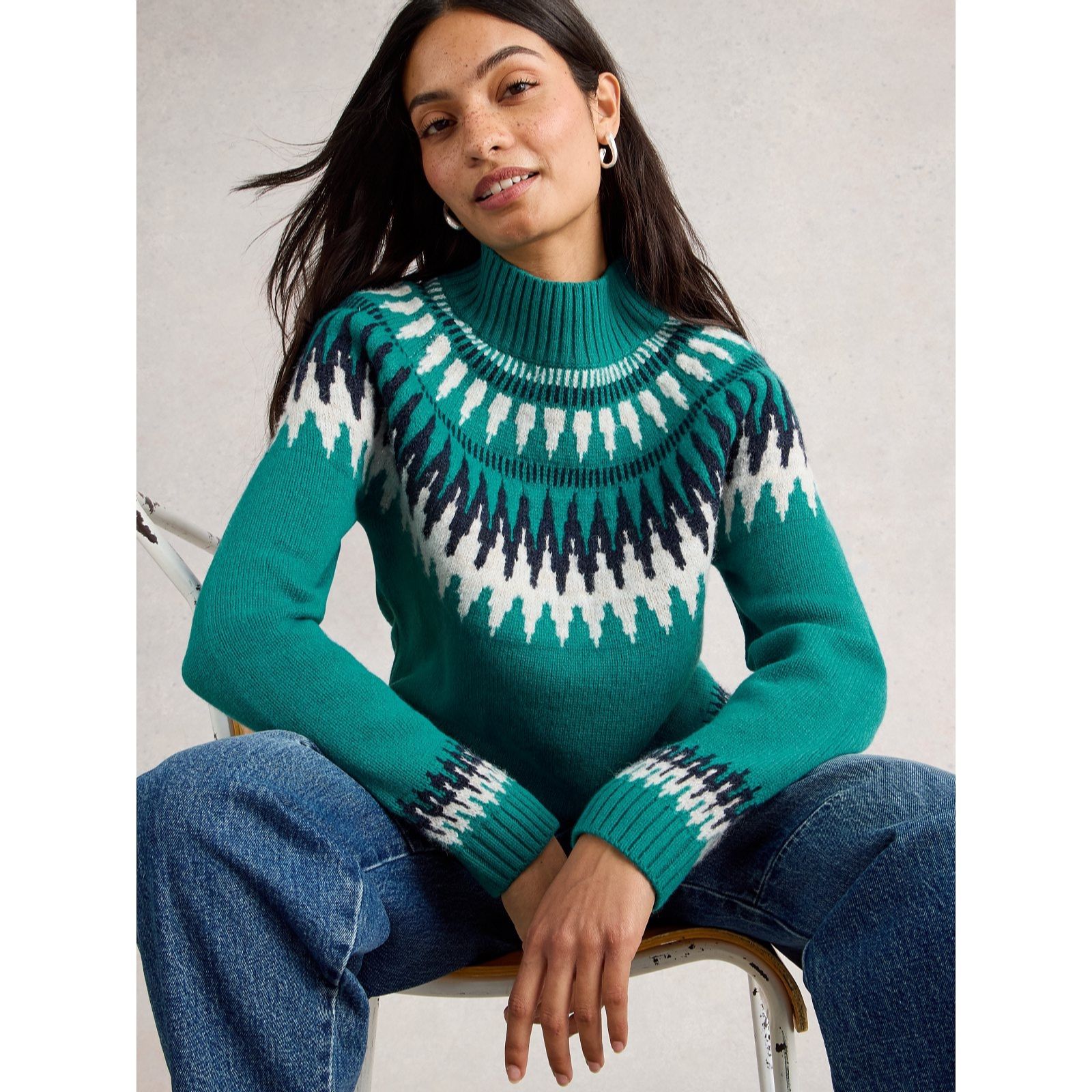 White Stuff Fiona Fairisle Jumper