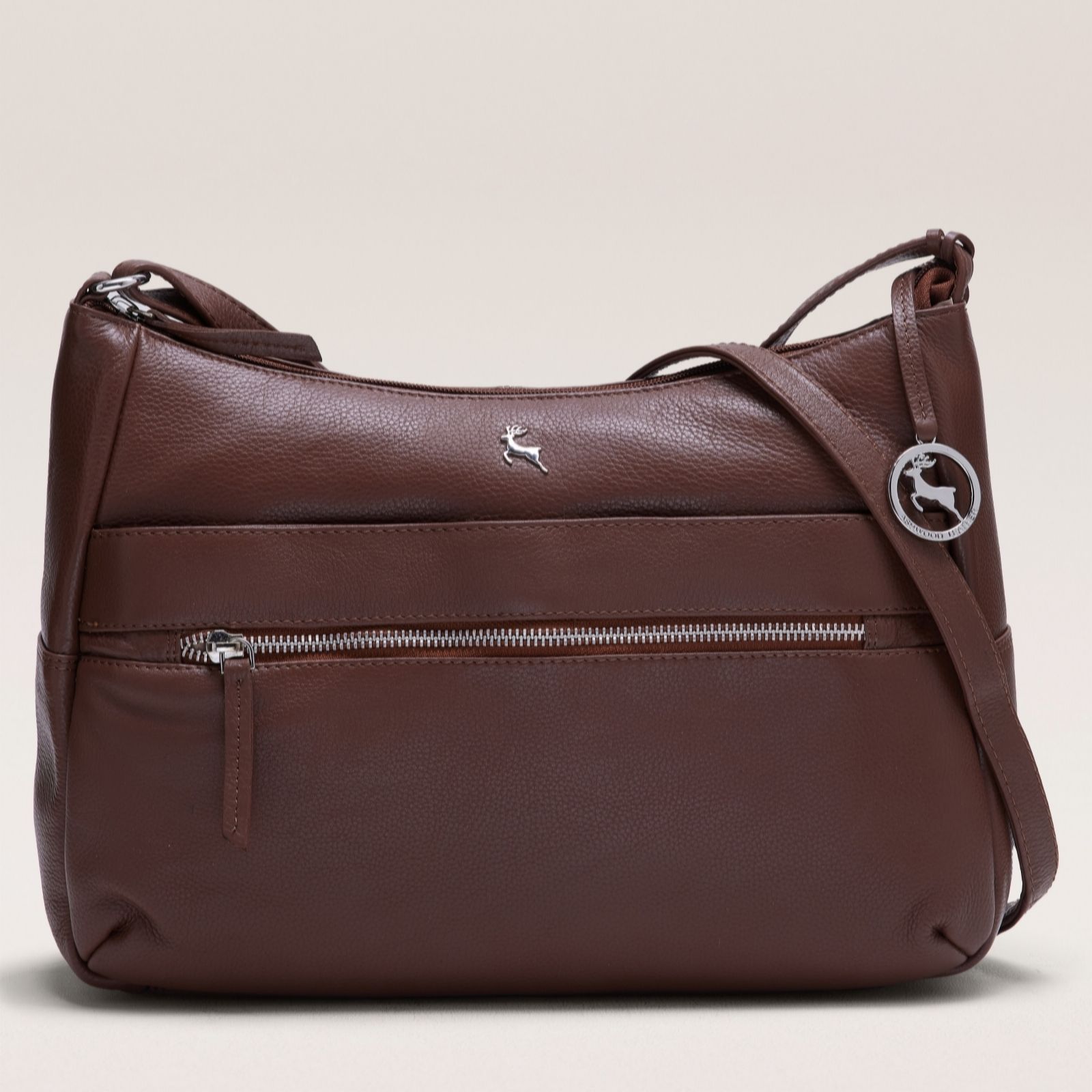 Outlet Ashwood Meath Leather Cross-Body