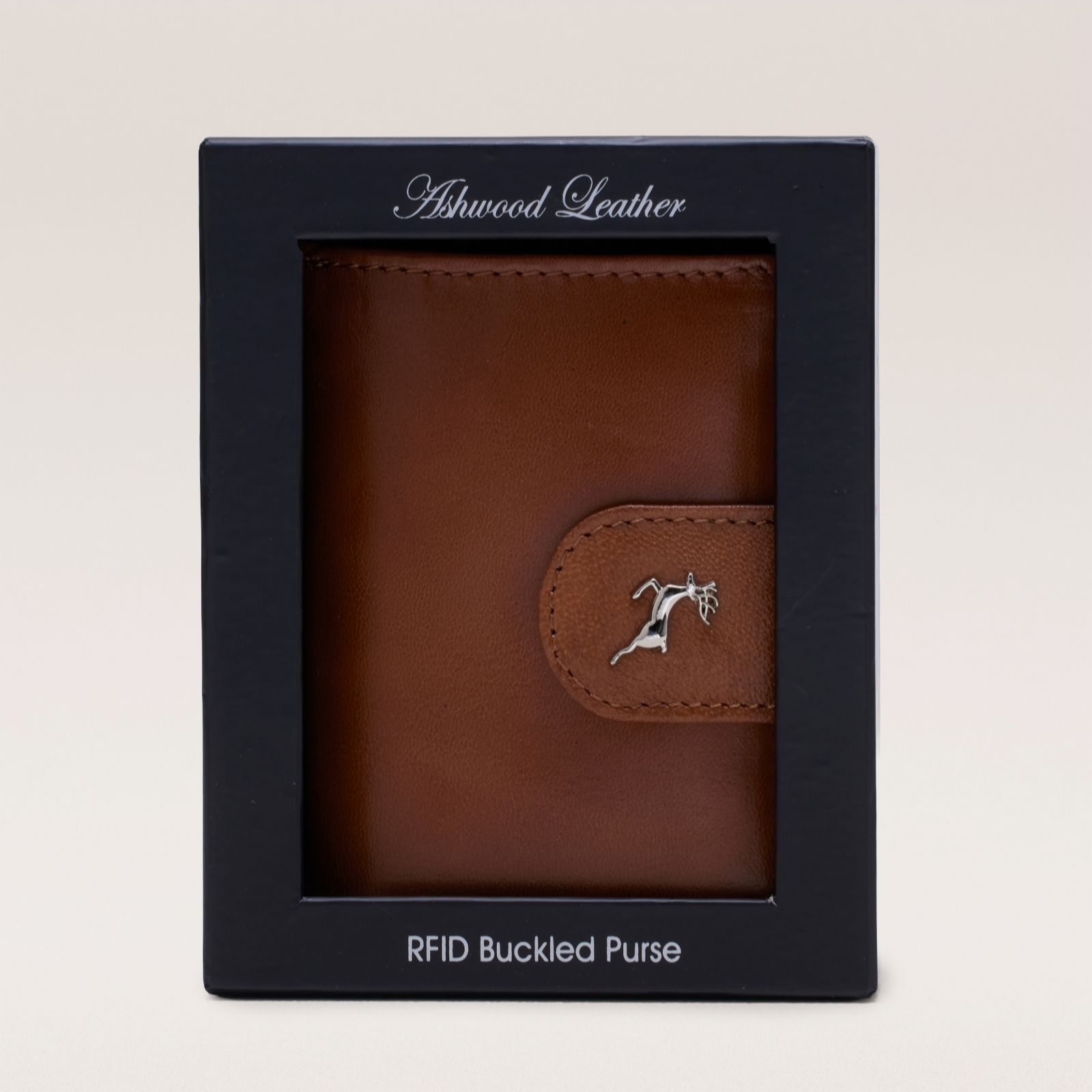 Ashwood Leather RFID Purse with Box