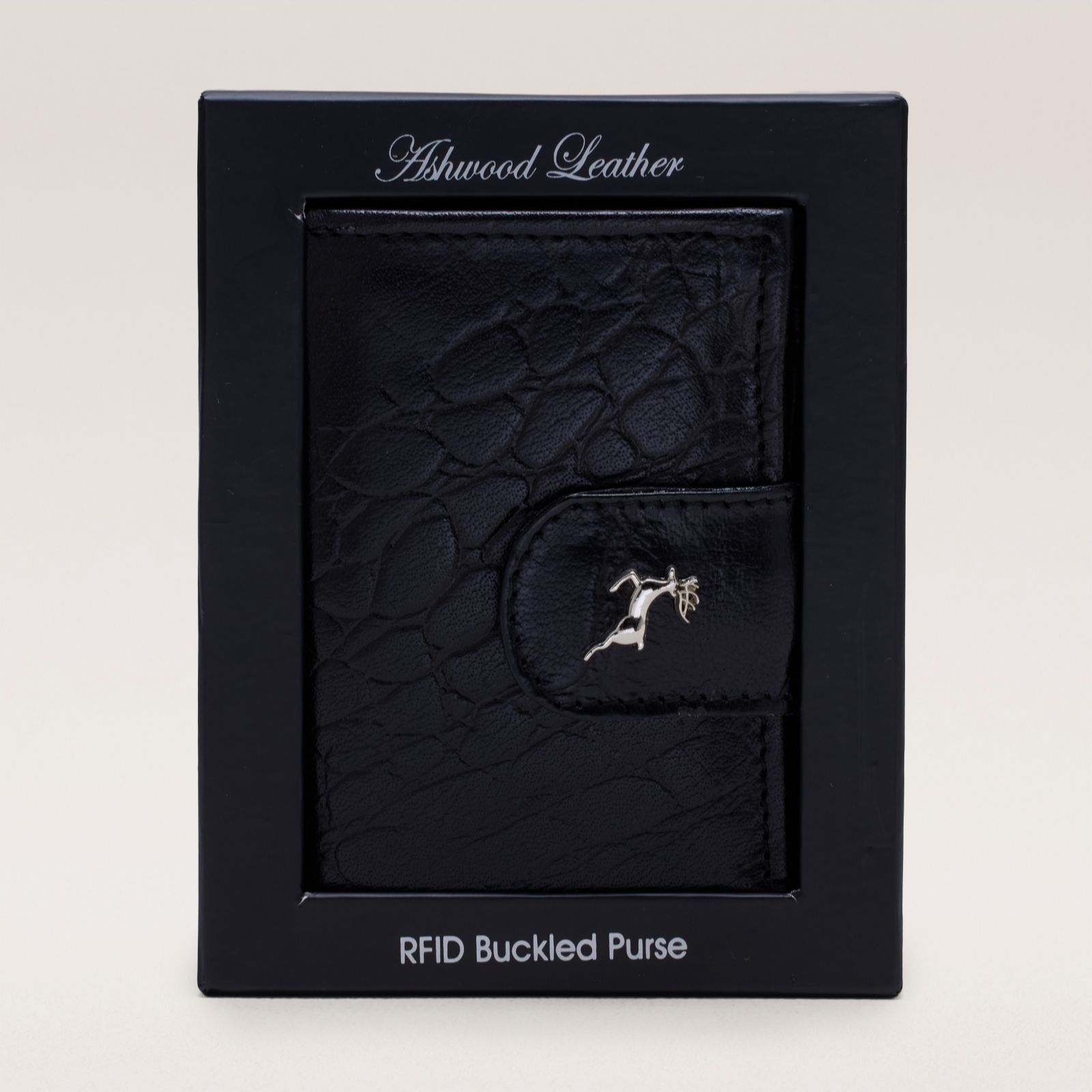 Ashwood Leather RFID Purse with Box