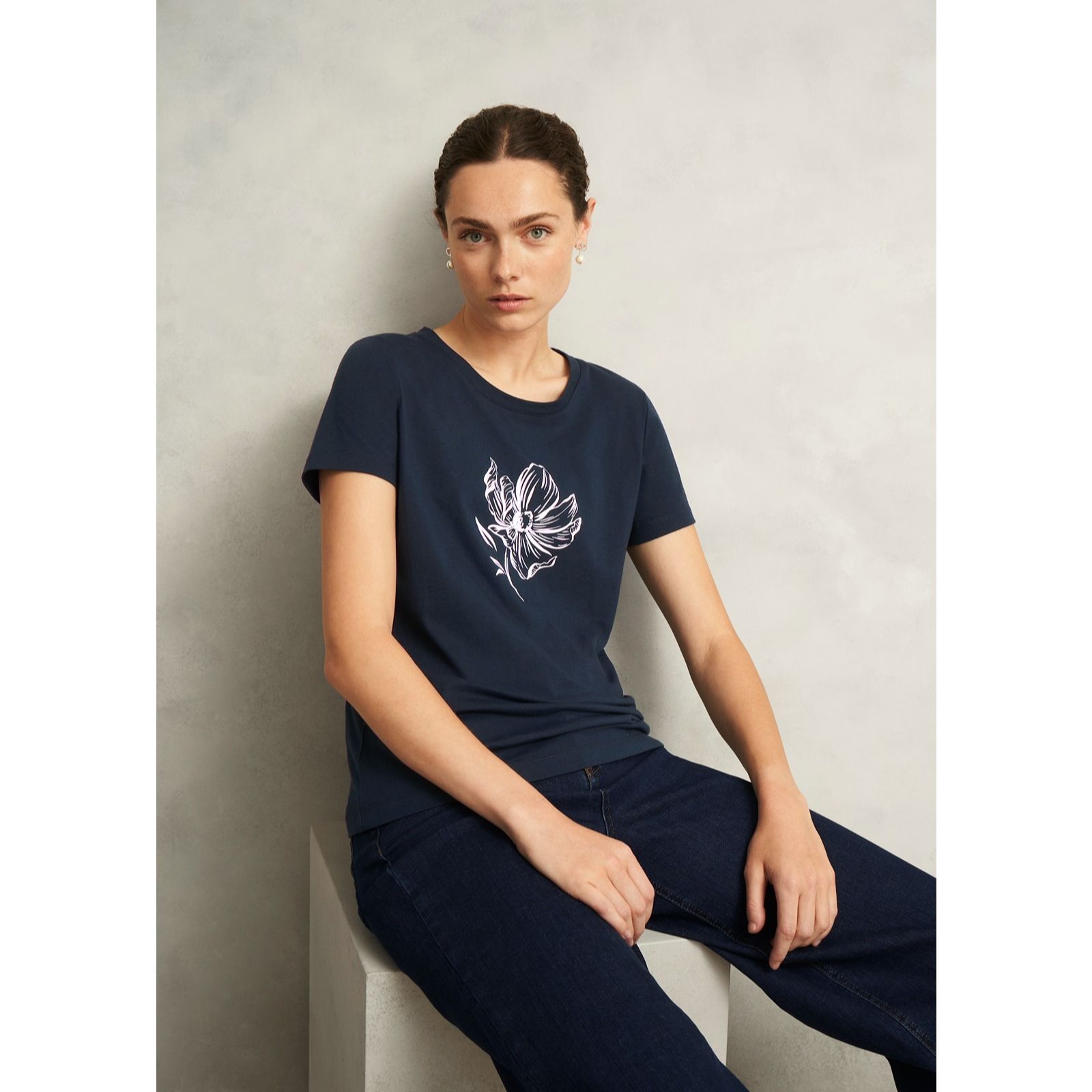 Hobbs London Pixie Print T-Shirt