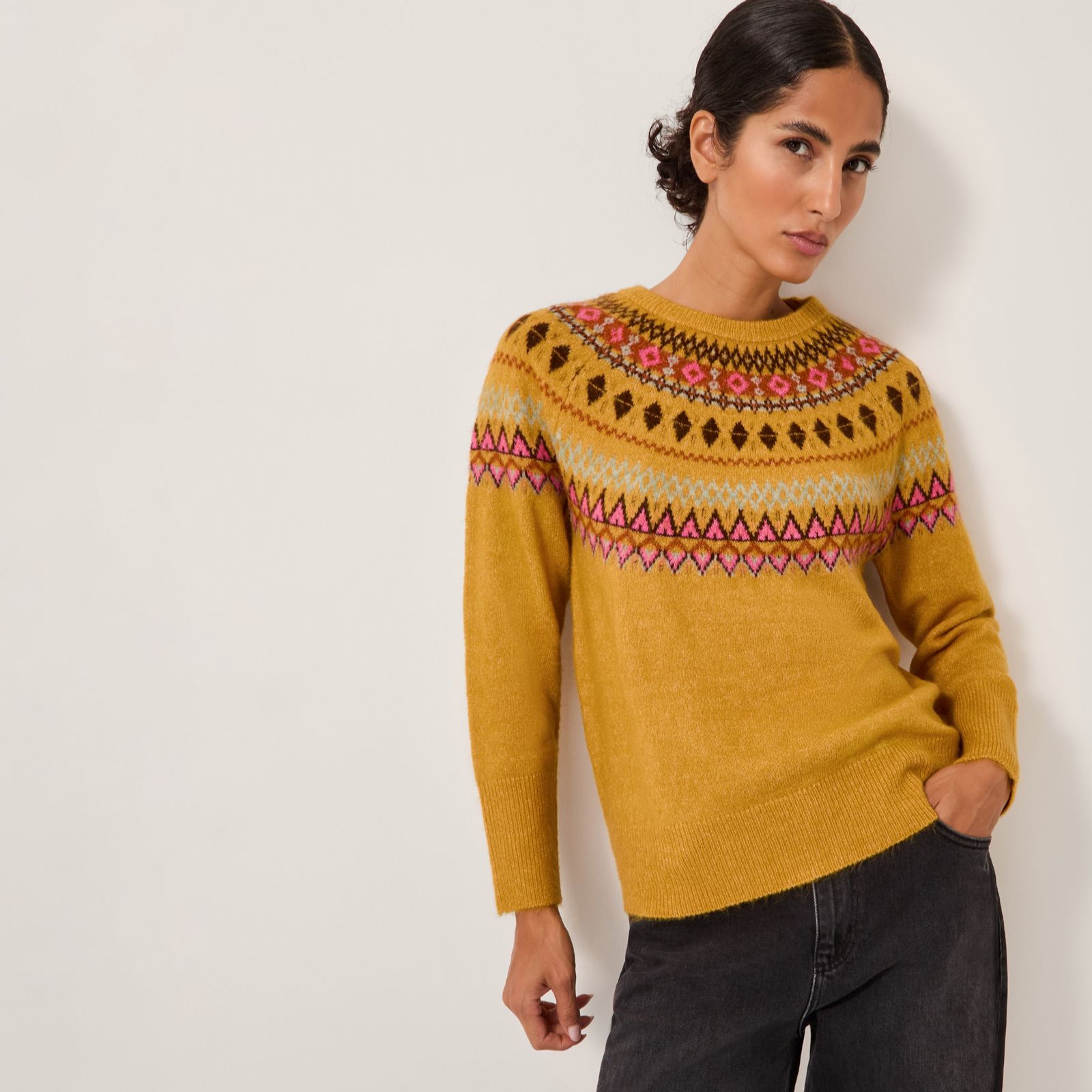 Monsoon Fran Fairisle Jumper