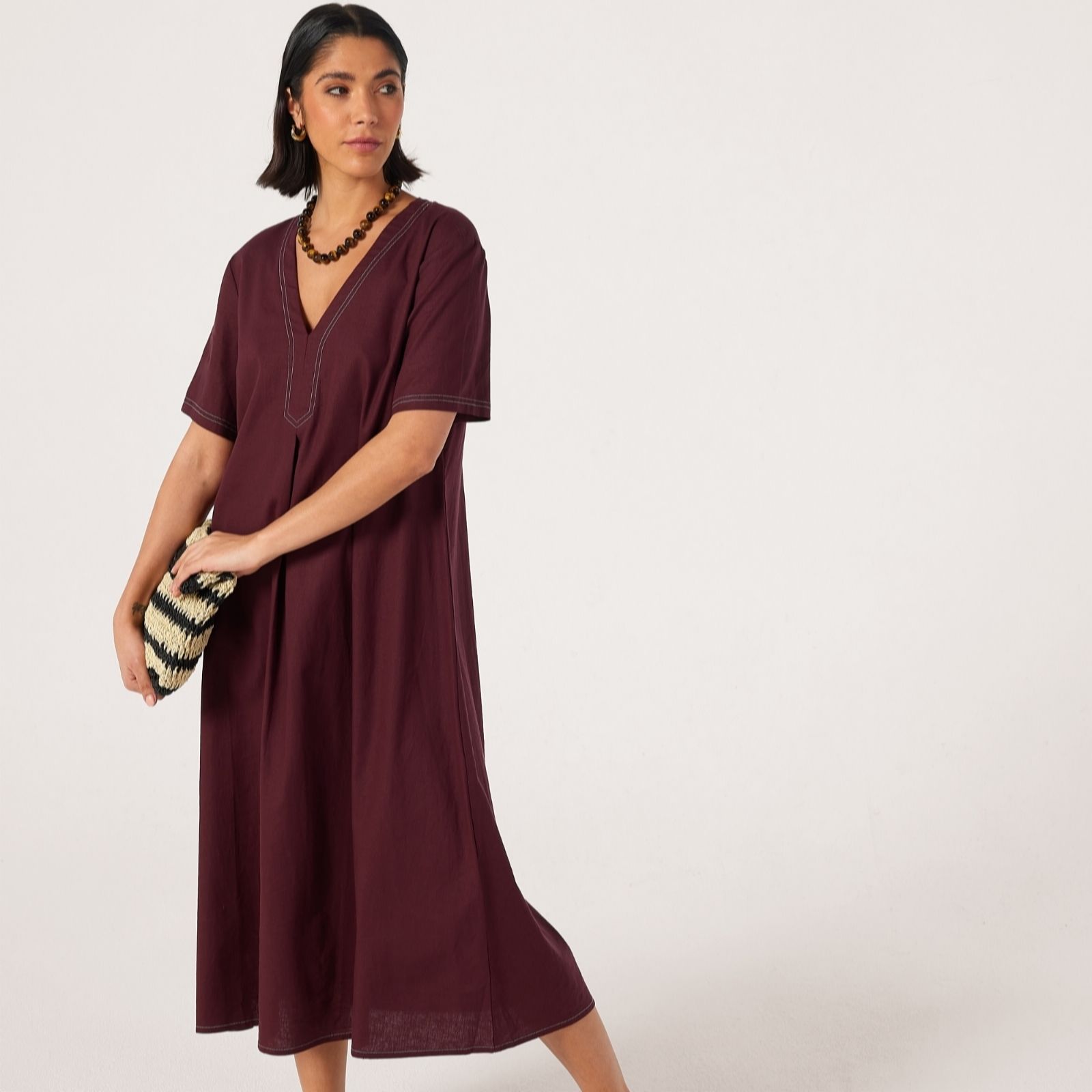 Ben de Lisi Studio 70 Linen Dress Petite
