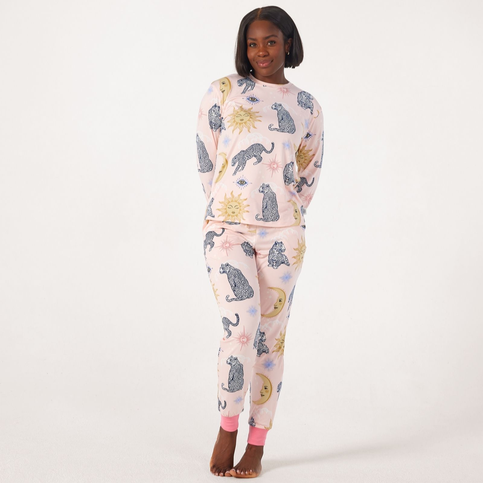 Chelsea Peers Jersey Crew Neck Pyjamas