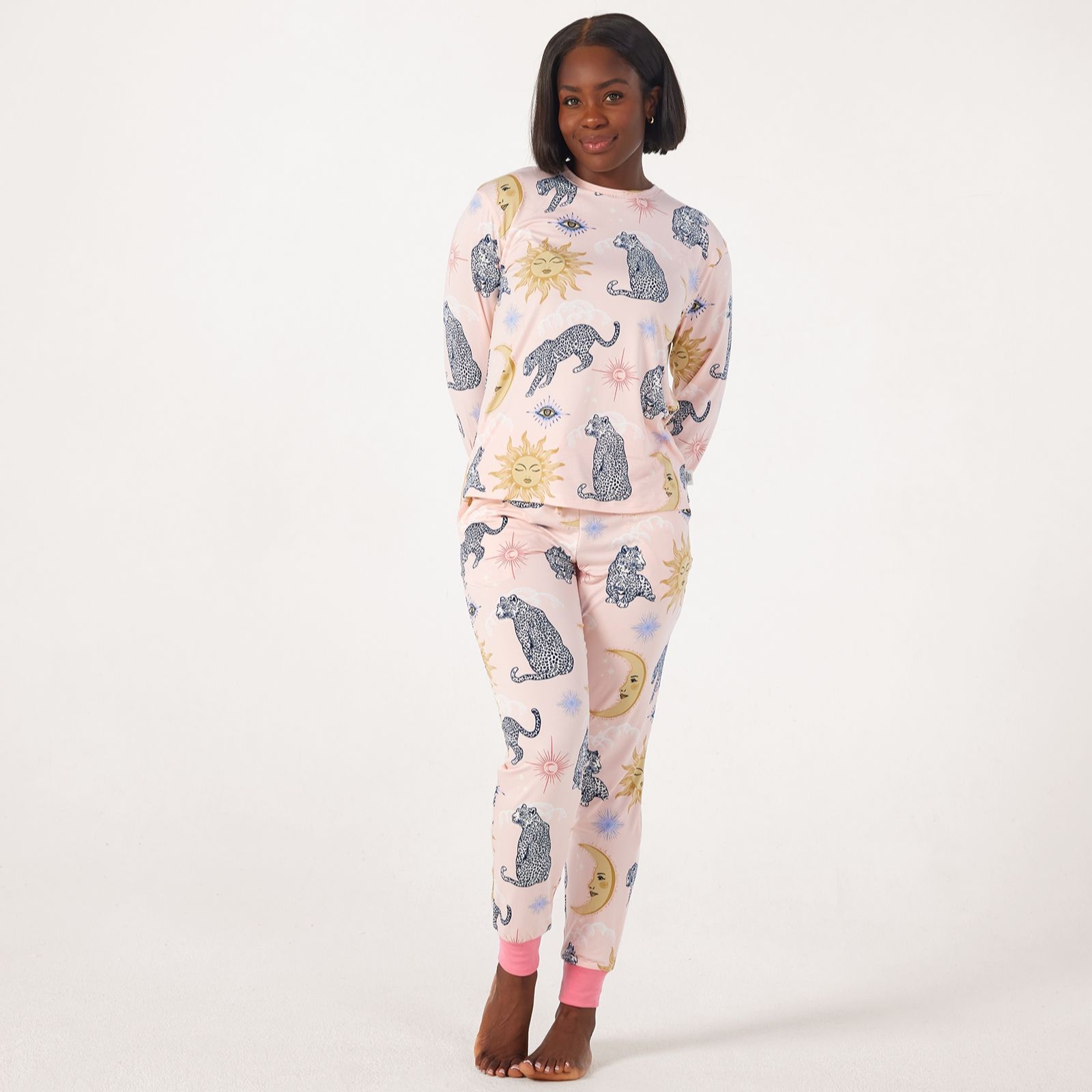 Chelsea Peers Jersey Crew Neck Pyjamas