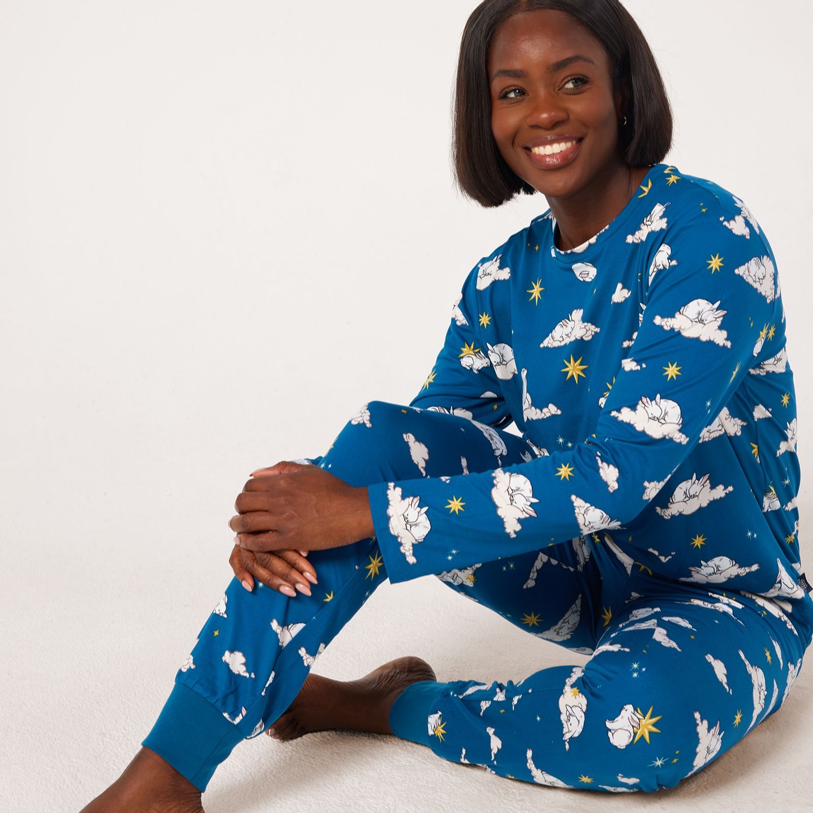 Chelsea Peers Jersey Crew Neck Pyjamas