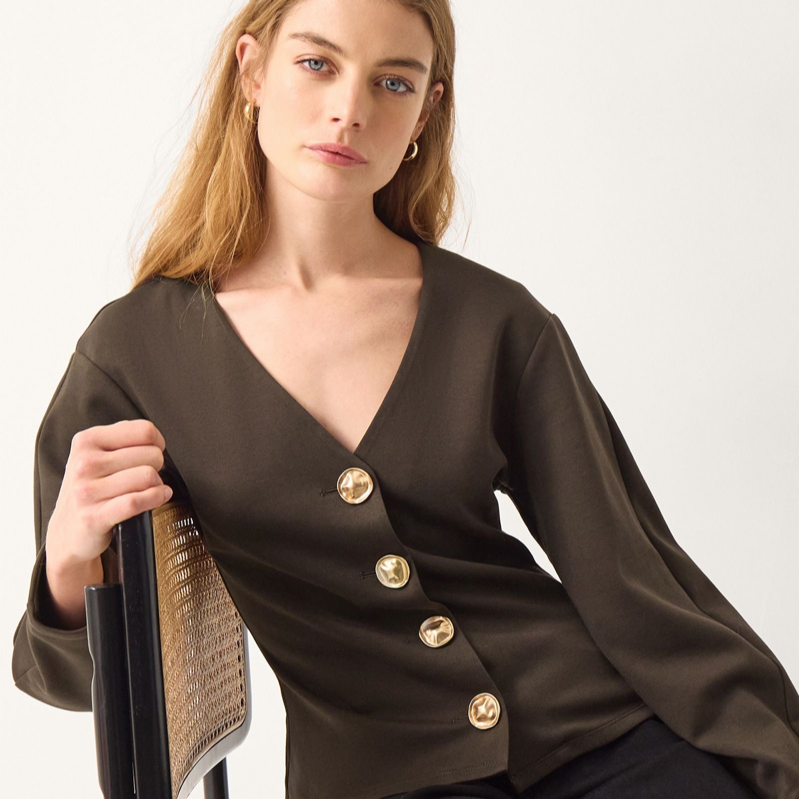 Monsoon Perna Ponte Jersey Top