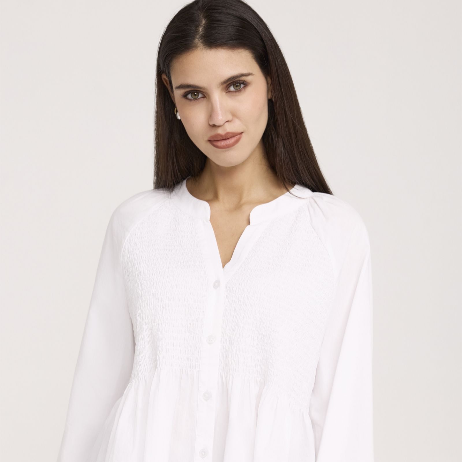 Finery Martha Ruched Detail Shirt