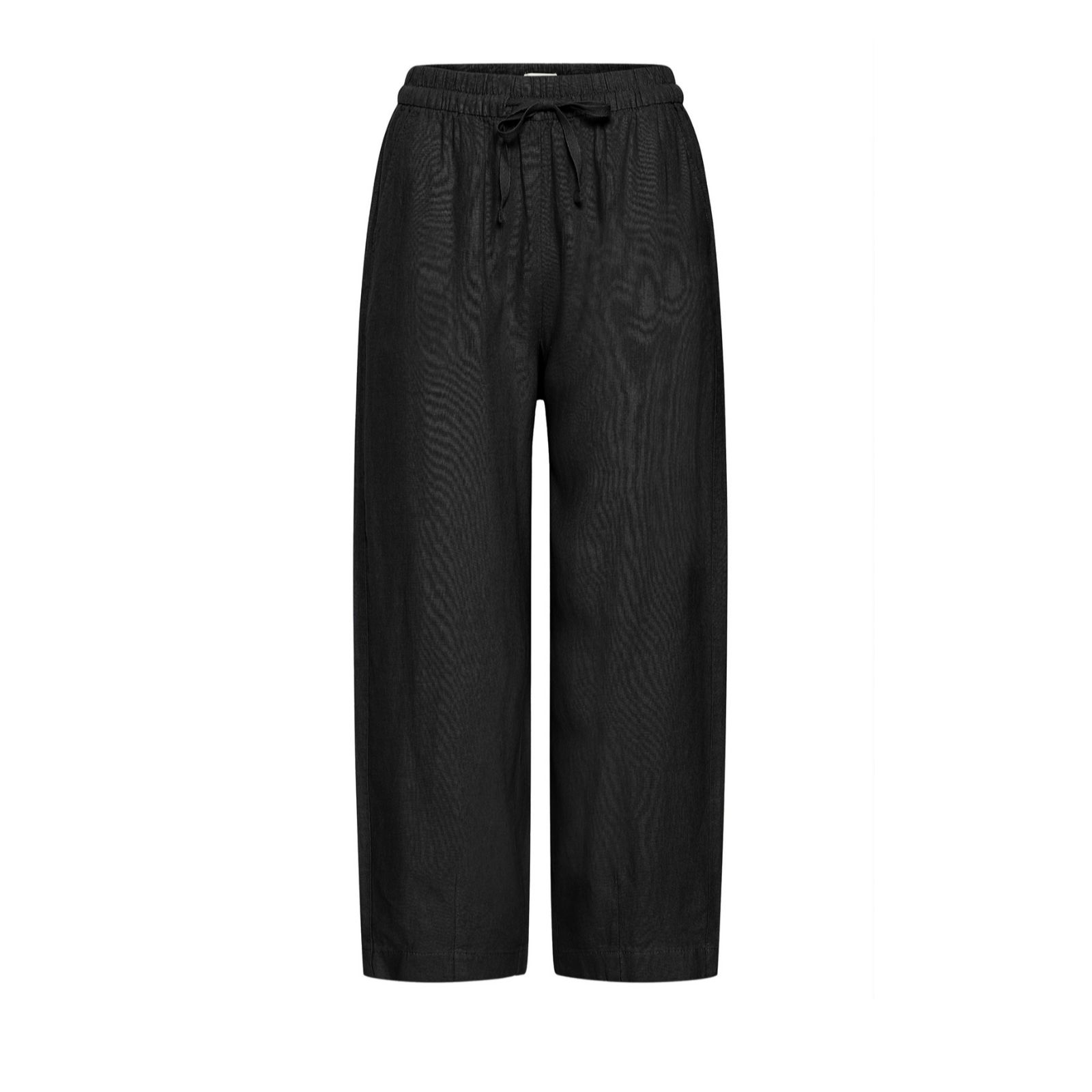 ICHI Linno Linen Blend Barrel Leg Trousers