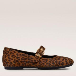 Fitflop Delicato Suede Leopard Mary-Jane