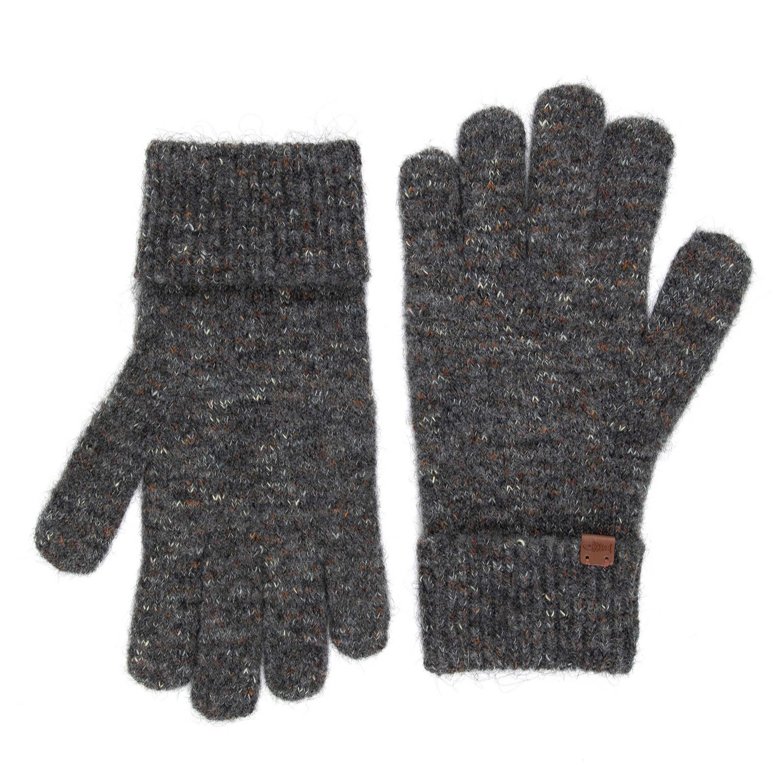 Weird Fish Mens Henning Nep Yarn Knitted Gloves