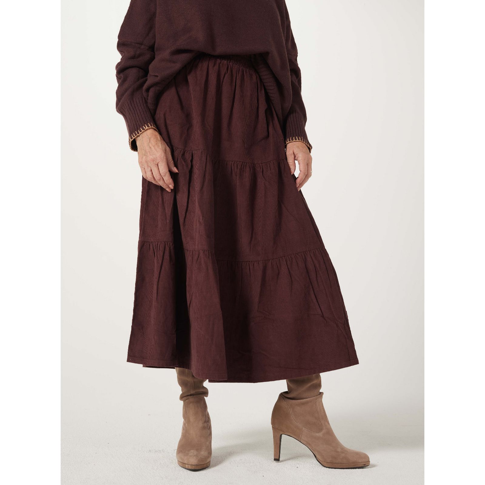 Corduroy skirt outlet qvc