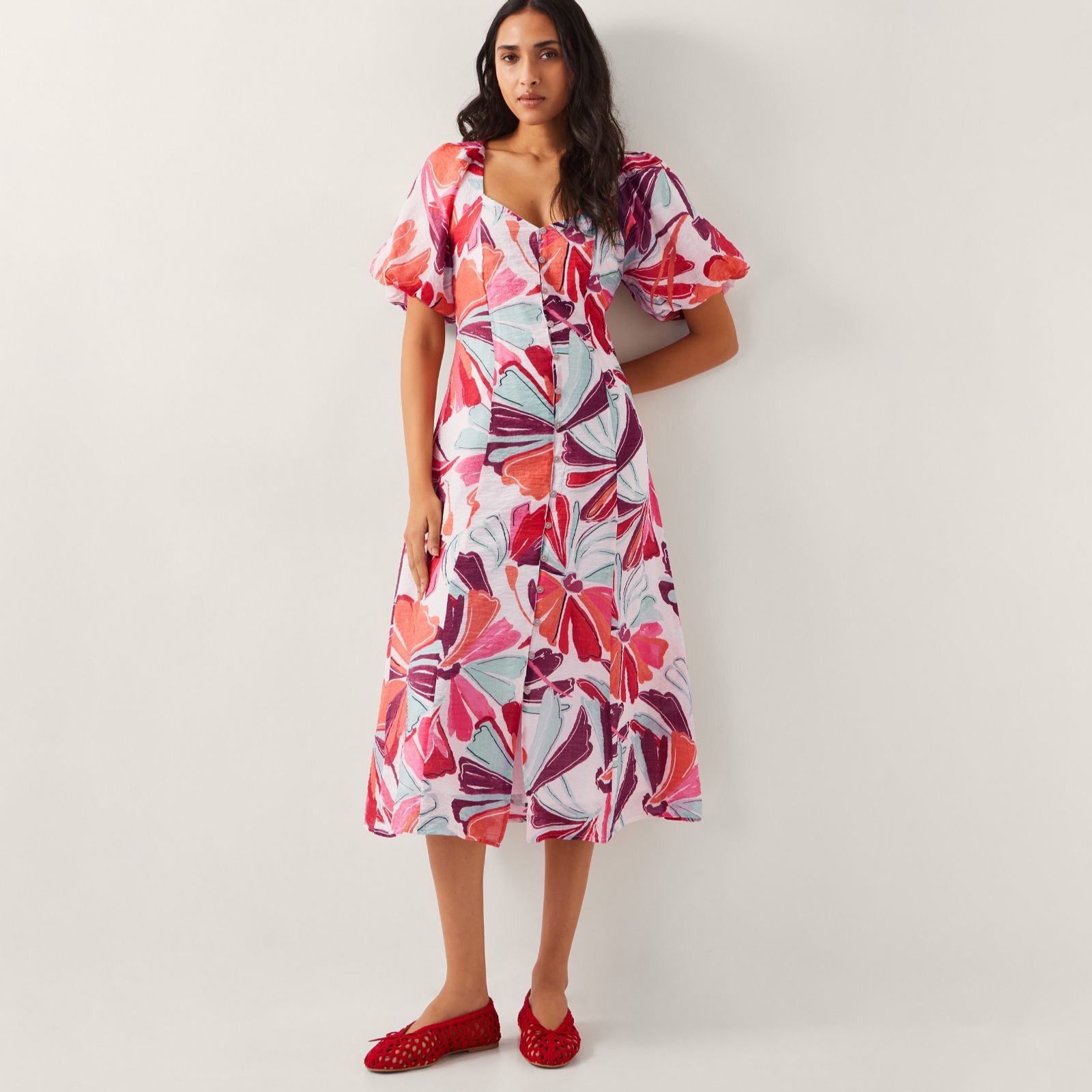 Monsoon Elana Floral Dress