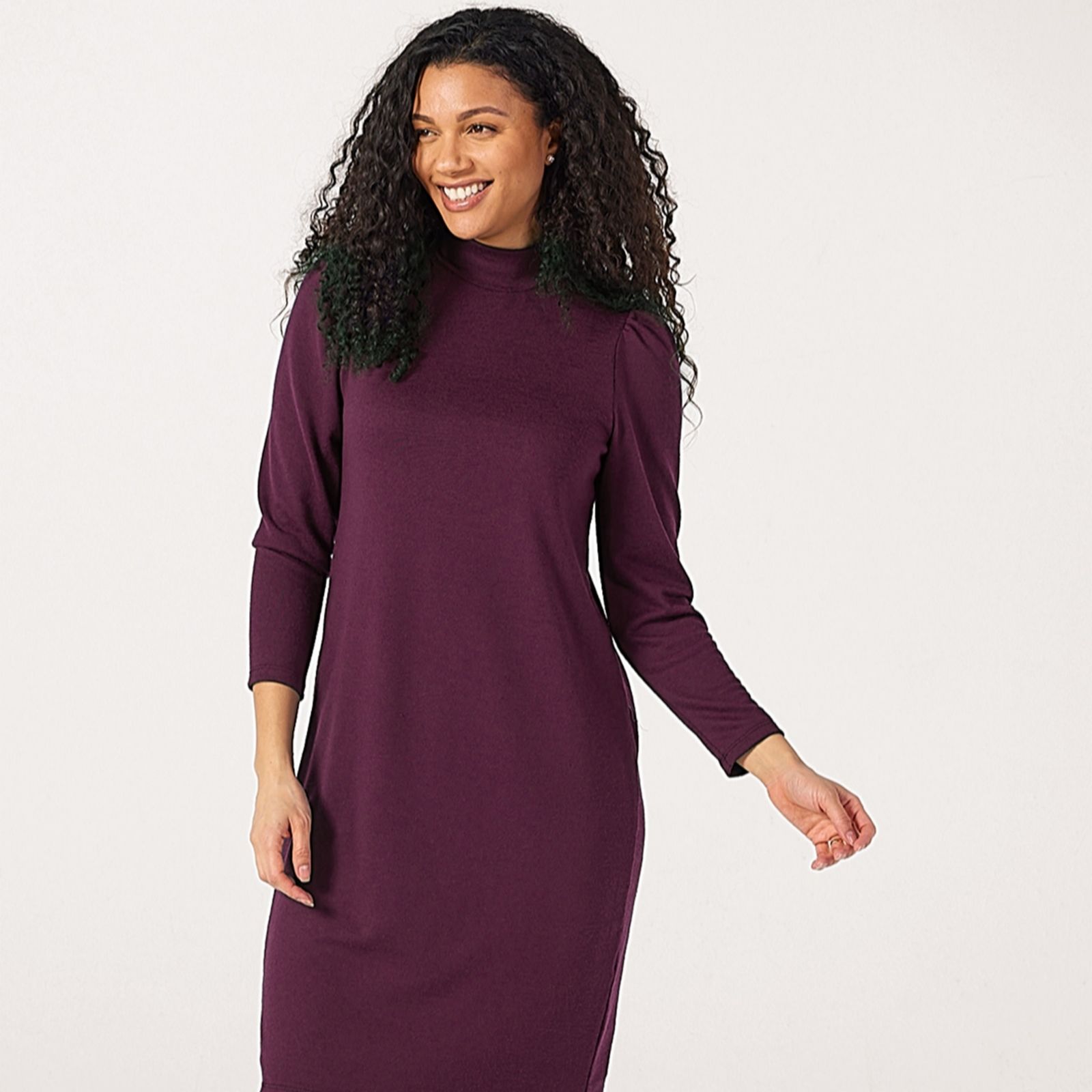 Kim & Co Soft Touch Knit Lined Dress Like Nov Divina