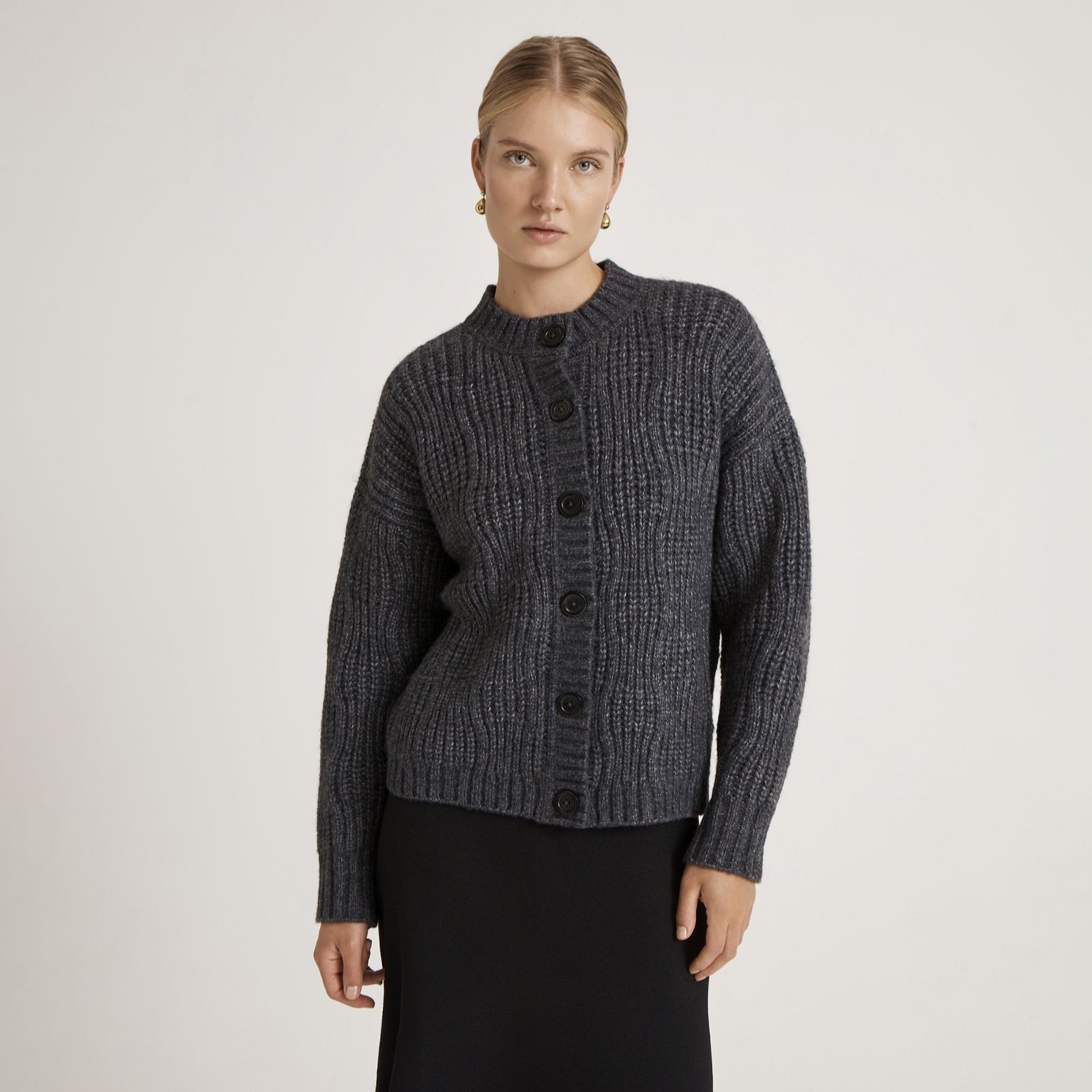 Finery London Alisa Knit Button Up Cardigan