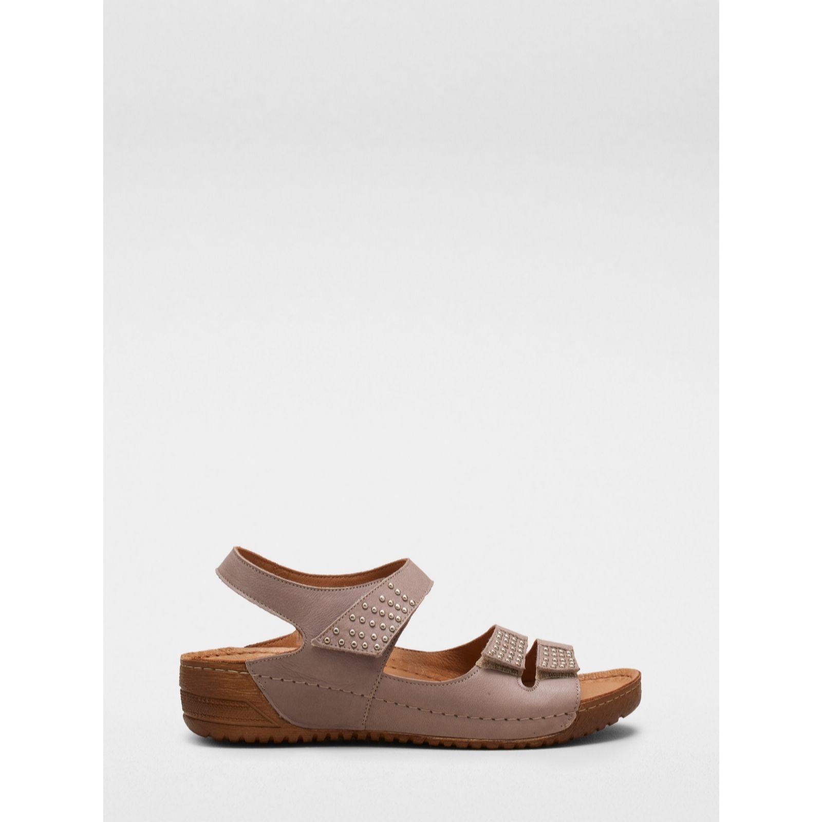 Outlet Adesso Loretta Adjustable Strap Sandal with Studs