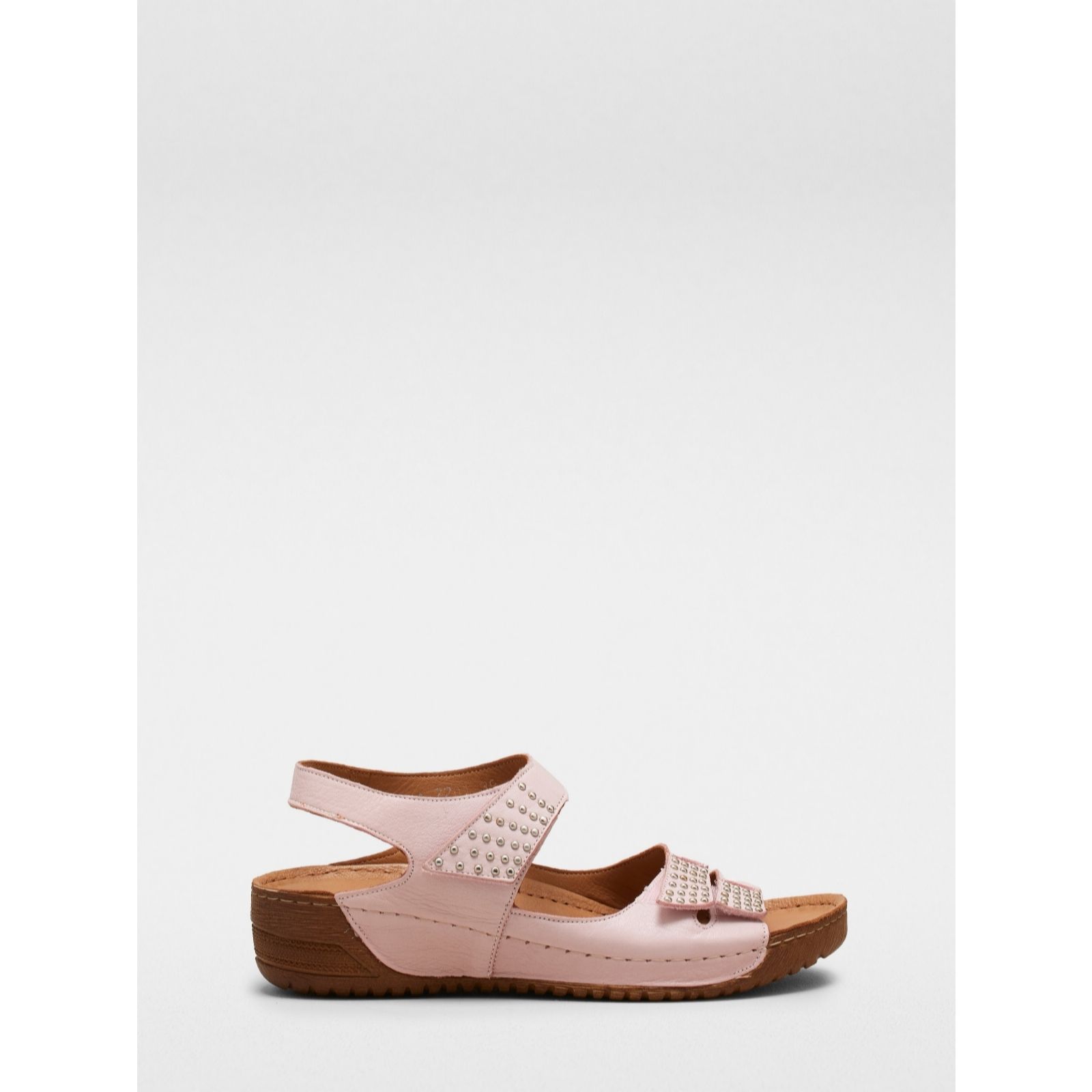 Outlet Adesso Loretta Adjustable Strap Sandal with Studs