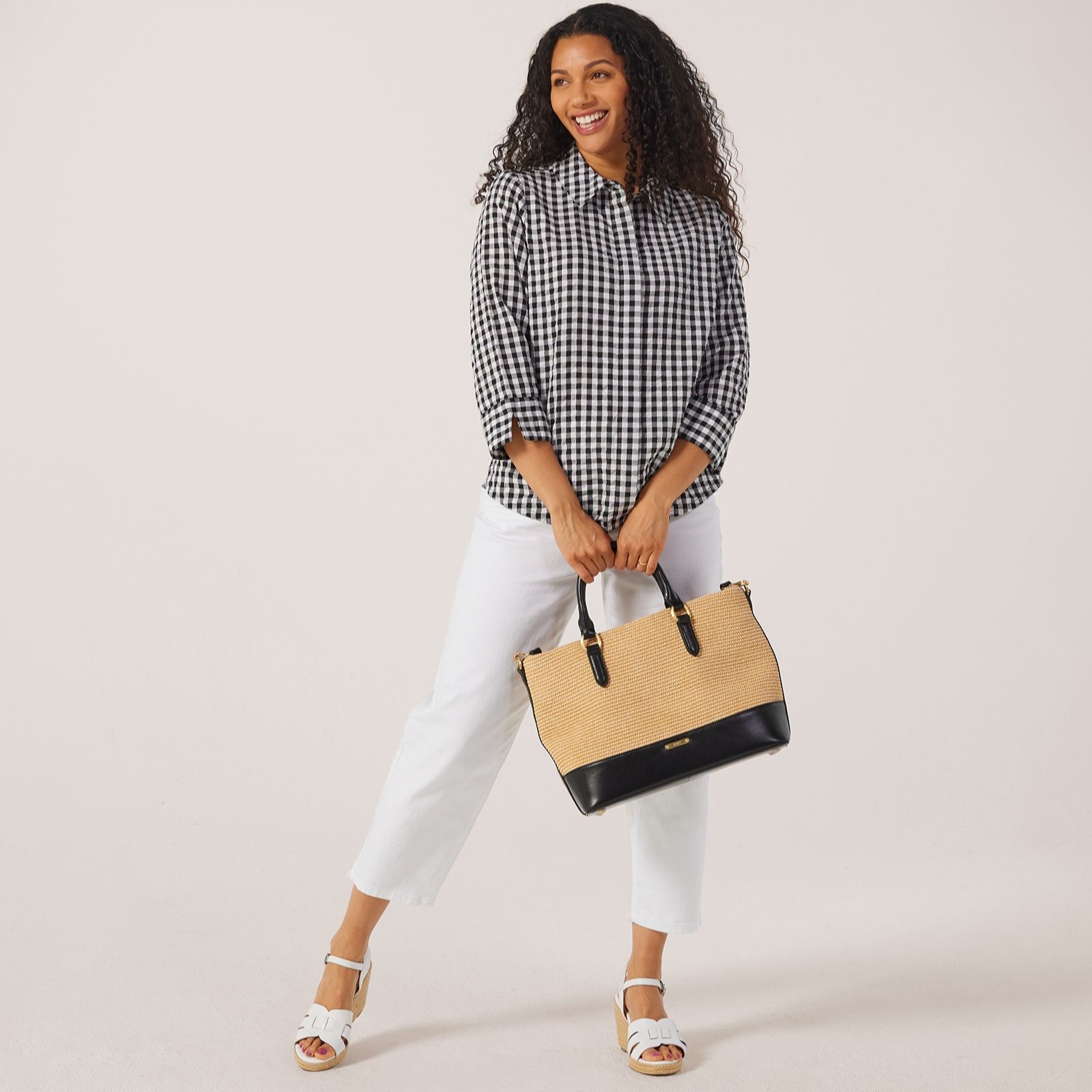 Ruth Langsford Gingham Shirt